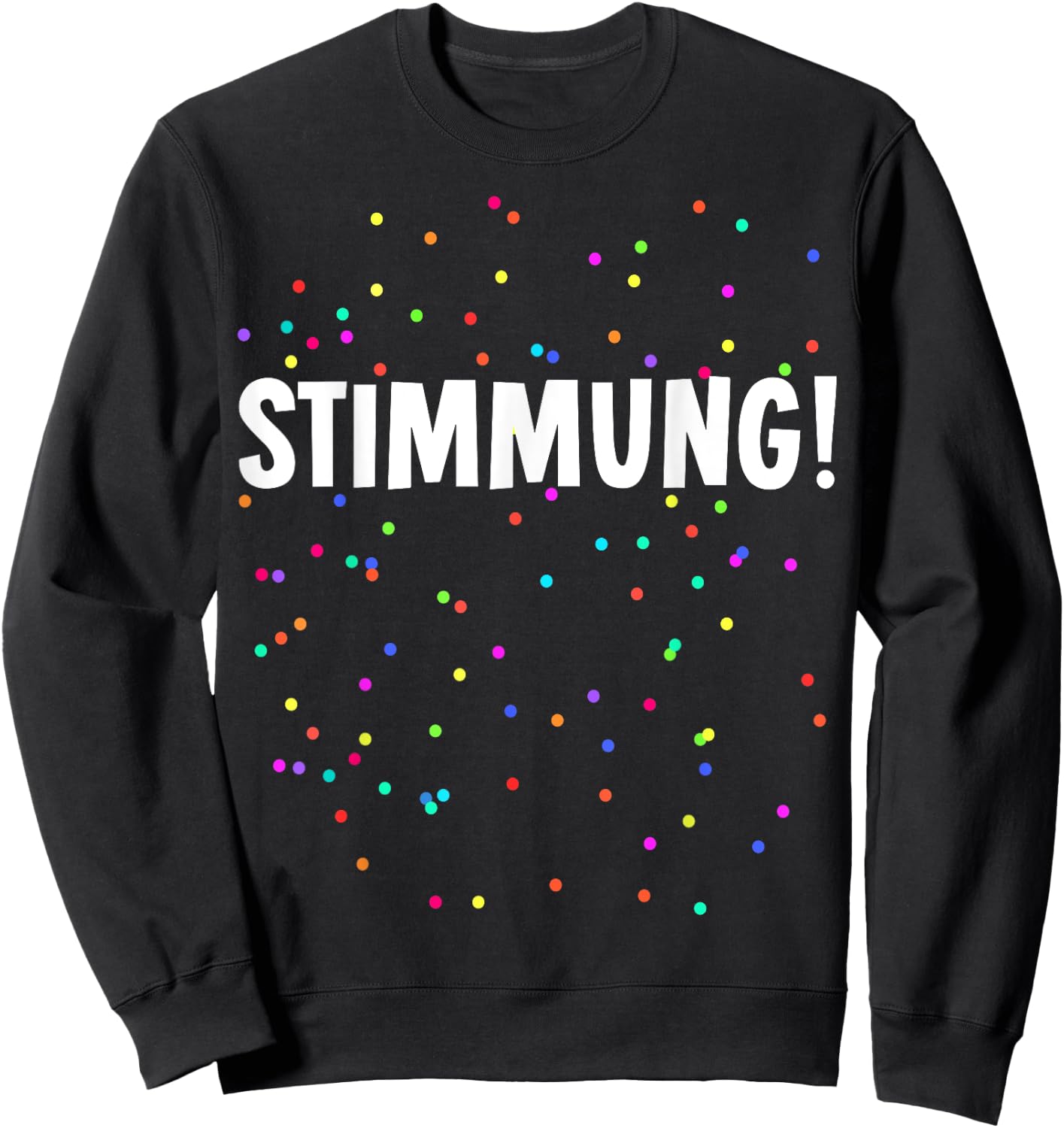 Mood Confetti Costume for Carnival Party , black Sweatshirt - Sweatshirt | Black