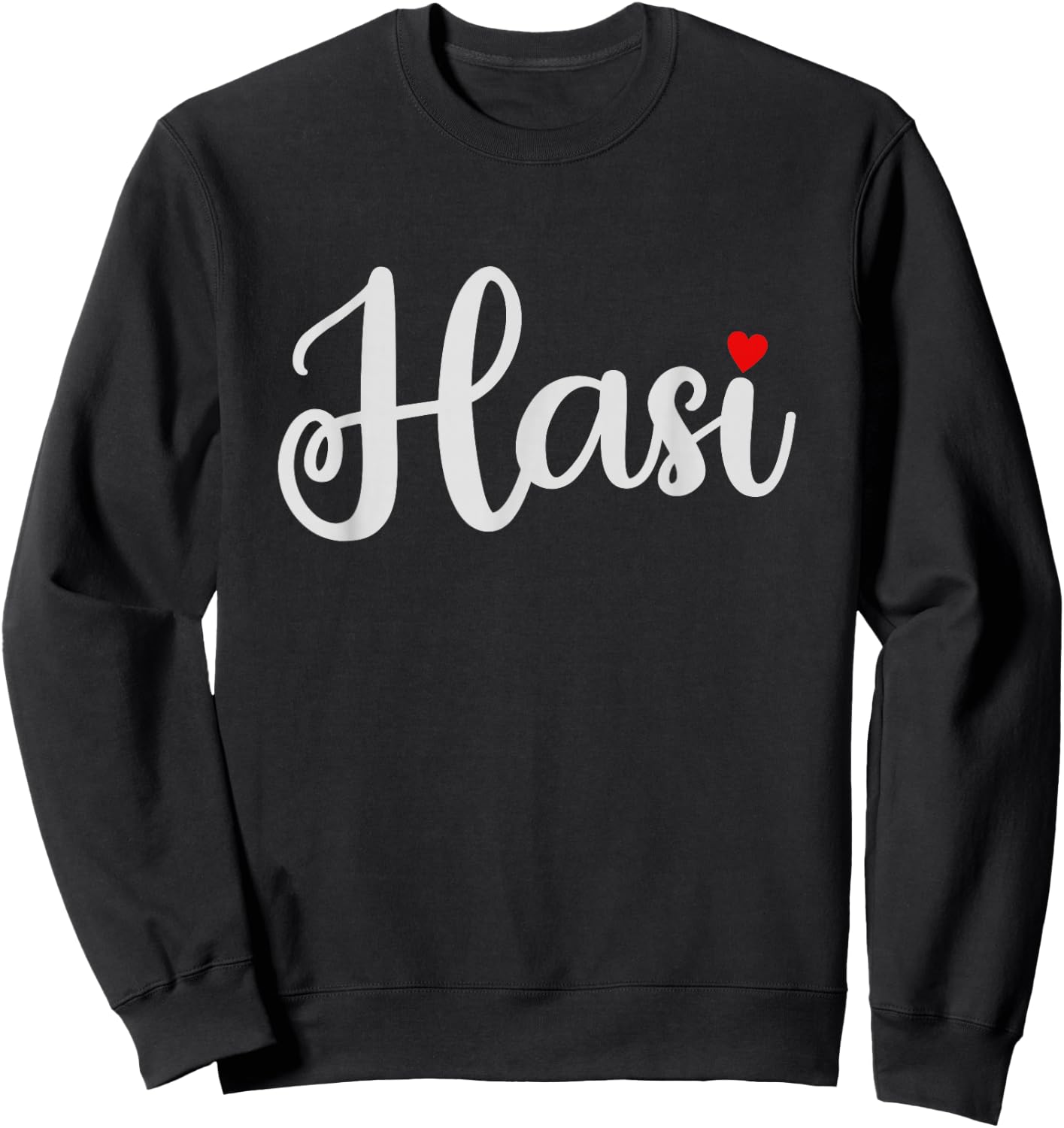 Hasen Hasi Jumper Hasi Mama Rabbit with Heart Hasi , black Sweatshirt - Sweatshirt | Black