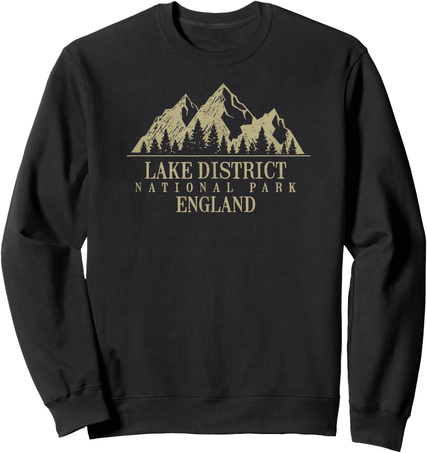 Lake District National Park England Sweatshirt - Sweatshirt | Black