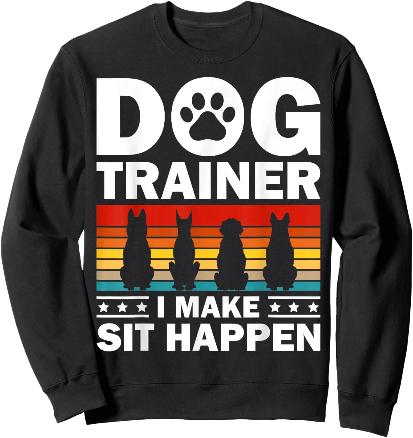 Cool Dog Trainer Women Dog Training Agility Class Sweatshirt - Sweatshirt | Black