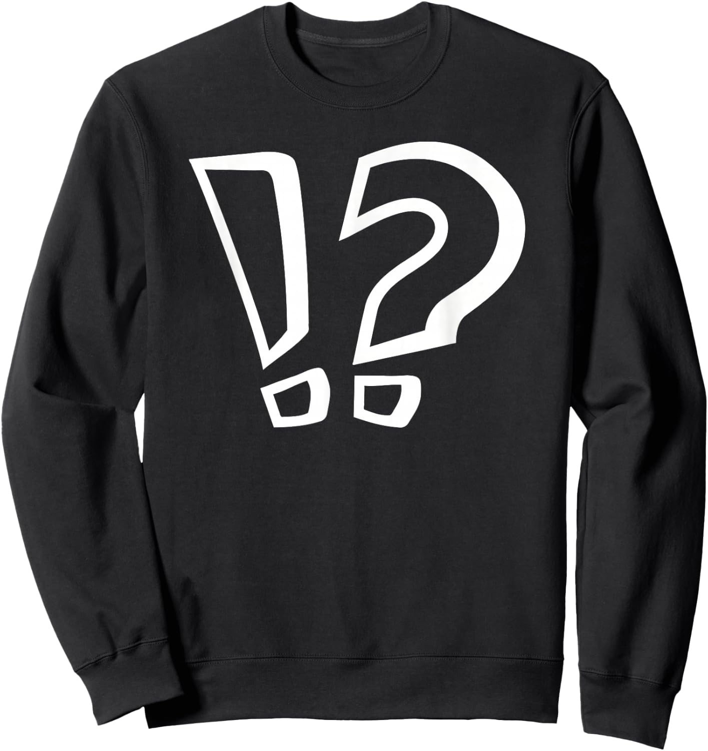 Question mark exclamation point Sweatshirt - Sweatshirt | Black
