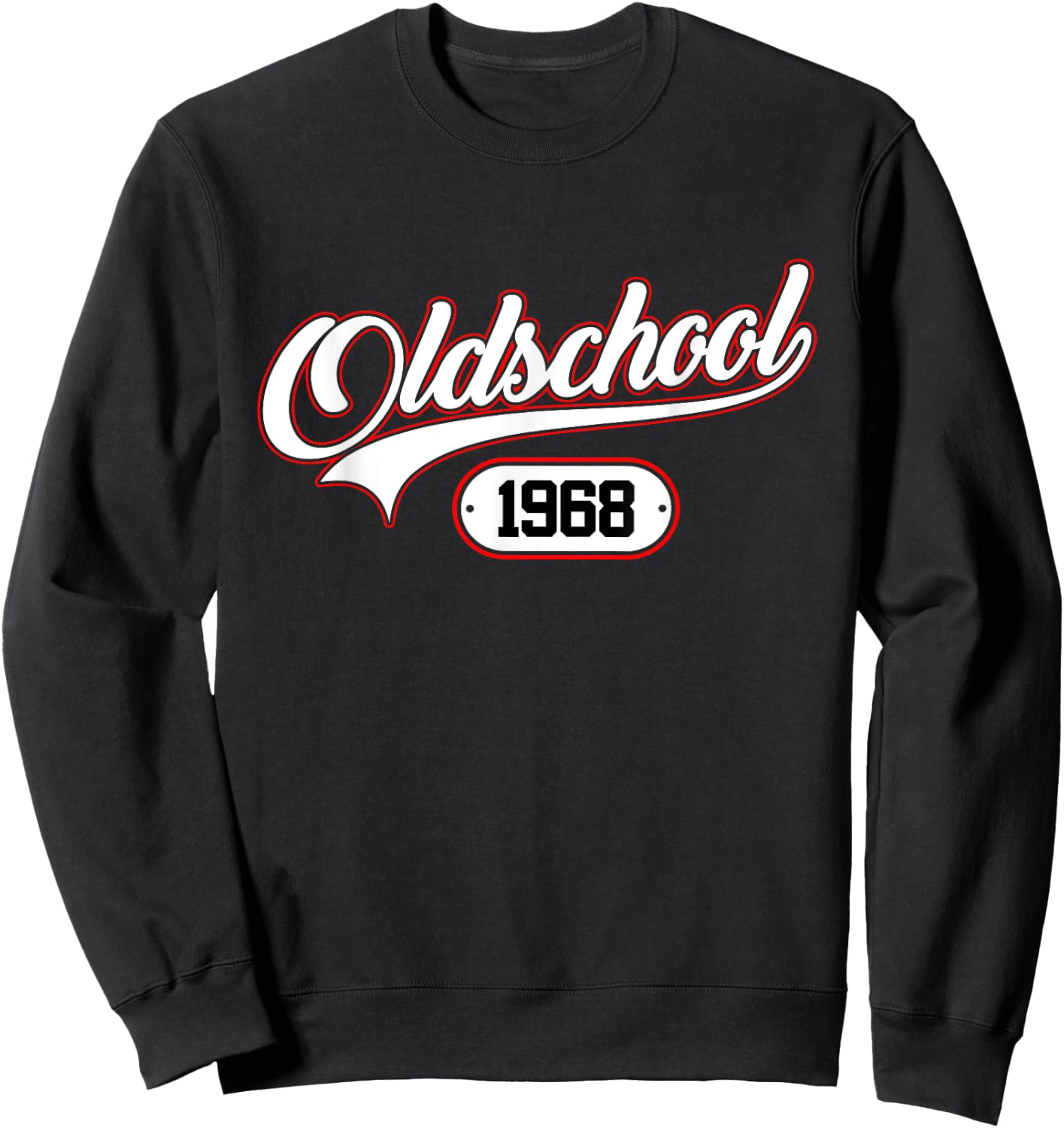 Oldschool 1968 Jahrgang Geburtsjahr Geburtstag Birthday Sweatshirt - Sweatshirt | Black