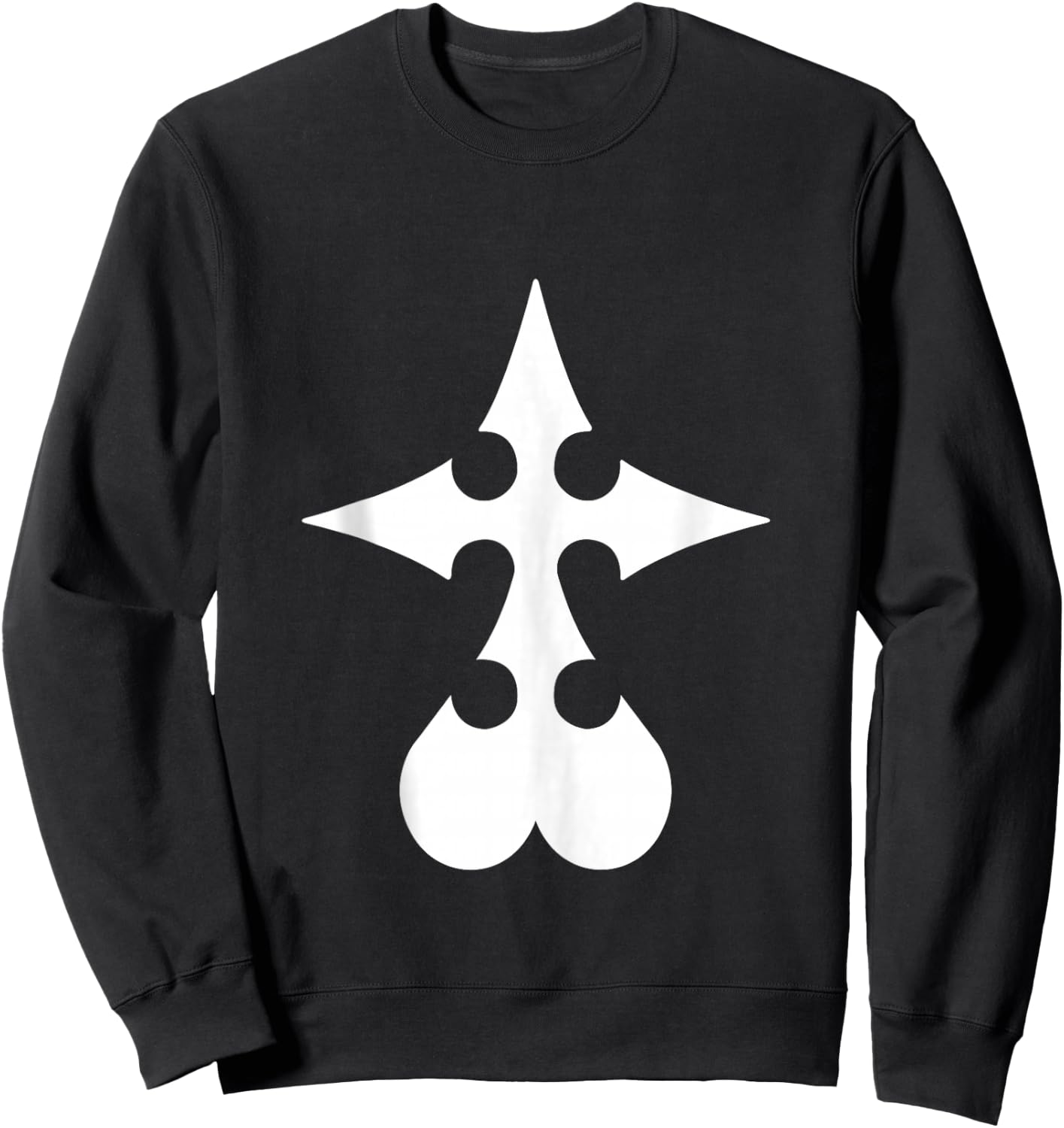 Disney Kingdom Hearts Nobody Symbol Sweatshirt - Sweatshirt | Black