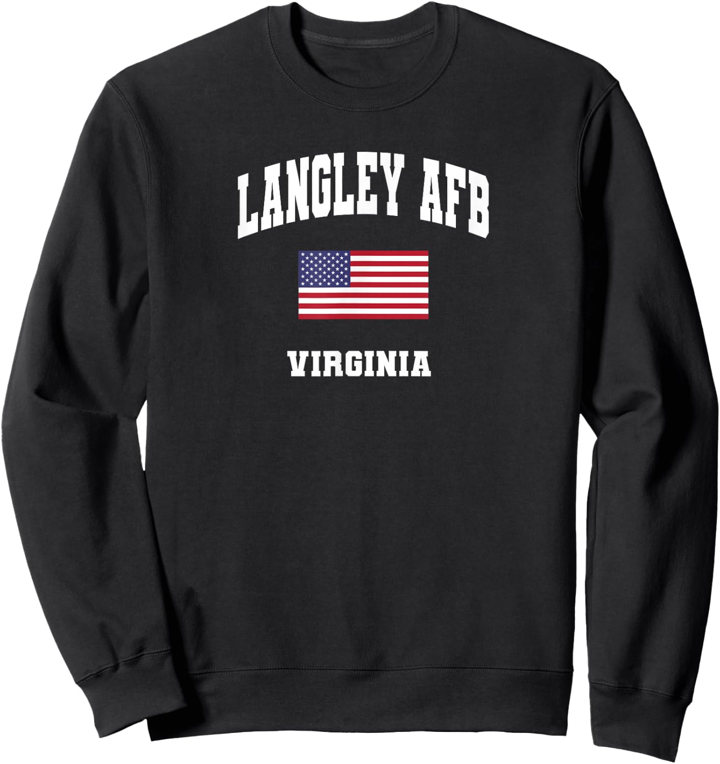Langley AFB Sweatshirt - Sweatshirt | Black