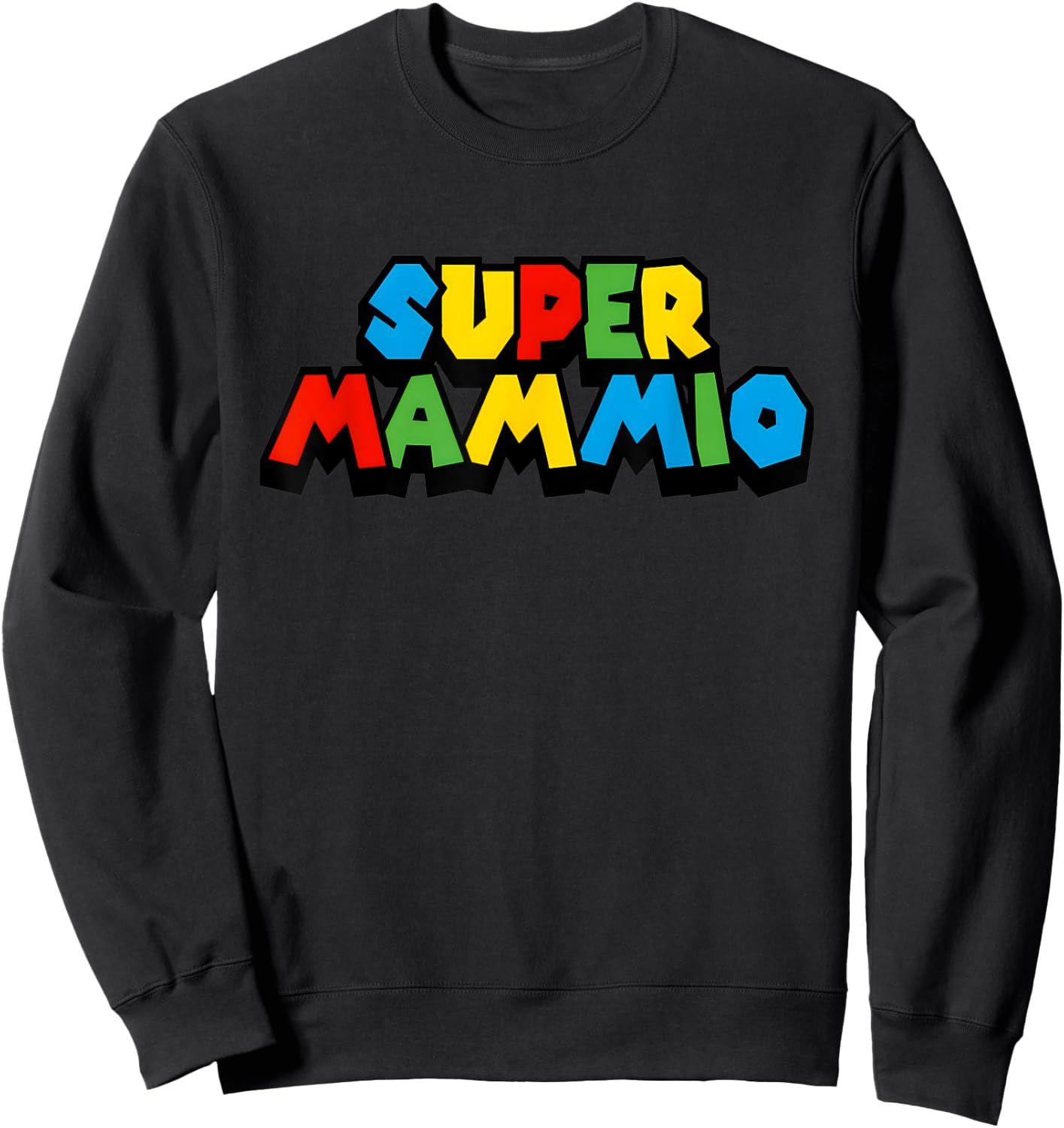 Gamer Mama Super Gamer Mammio Sweatshirt - Sweatshirt | Black