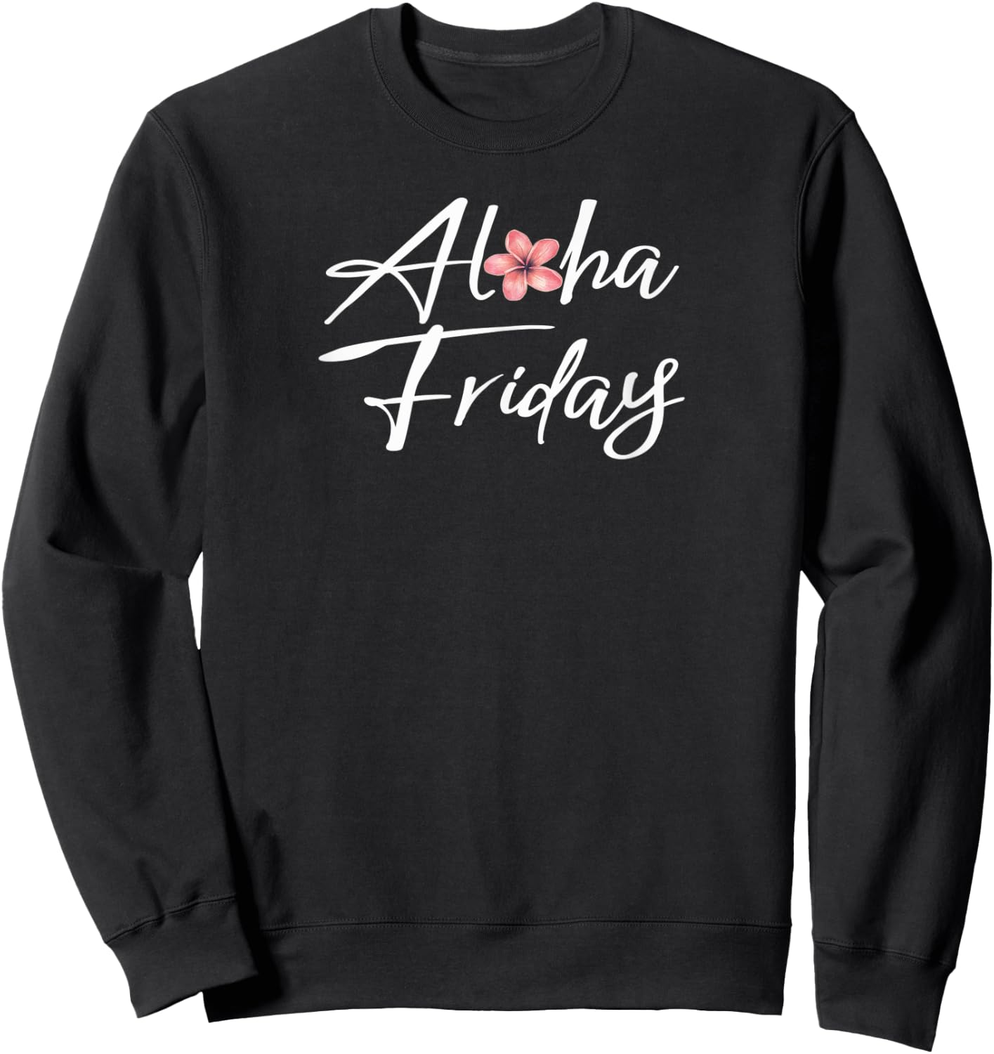 Tropisches "Aloha Friday" Sweatshirt - Sweatshirt | Black