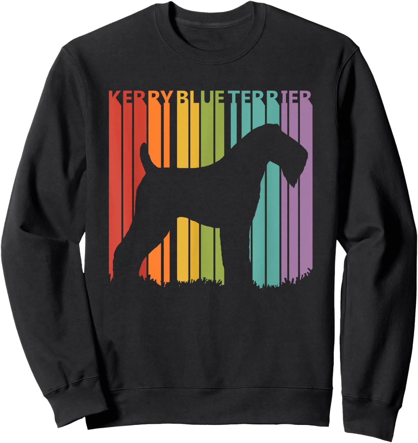 Kerry Blue Terrier Shirt - Kerry Blue Terrier Dog Women Girls Kids Sweatshirt - Sweatshirt | Black
