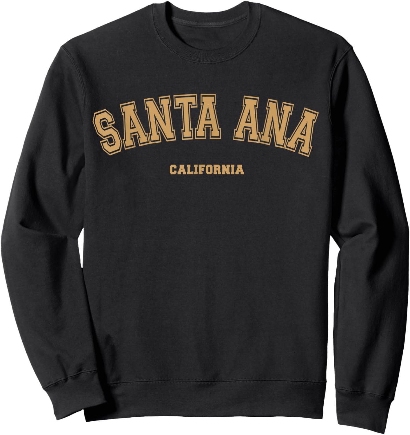 Santa Ana Sports College Style on Santa Ana Sweatshirt - Sweatshirt | Black