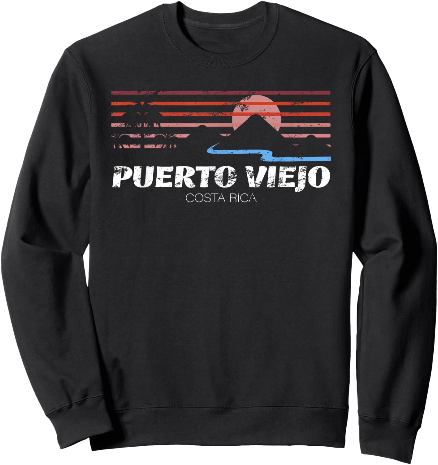 Puerto Viejo Costa Rica Sweatshirt - Sweatshirt | Black
