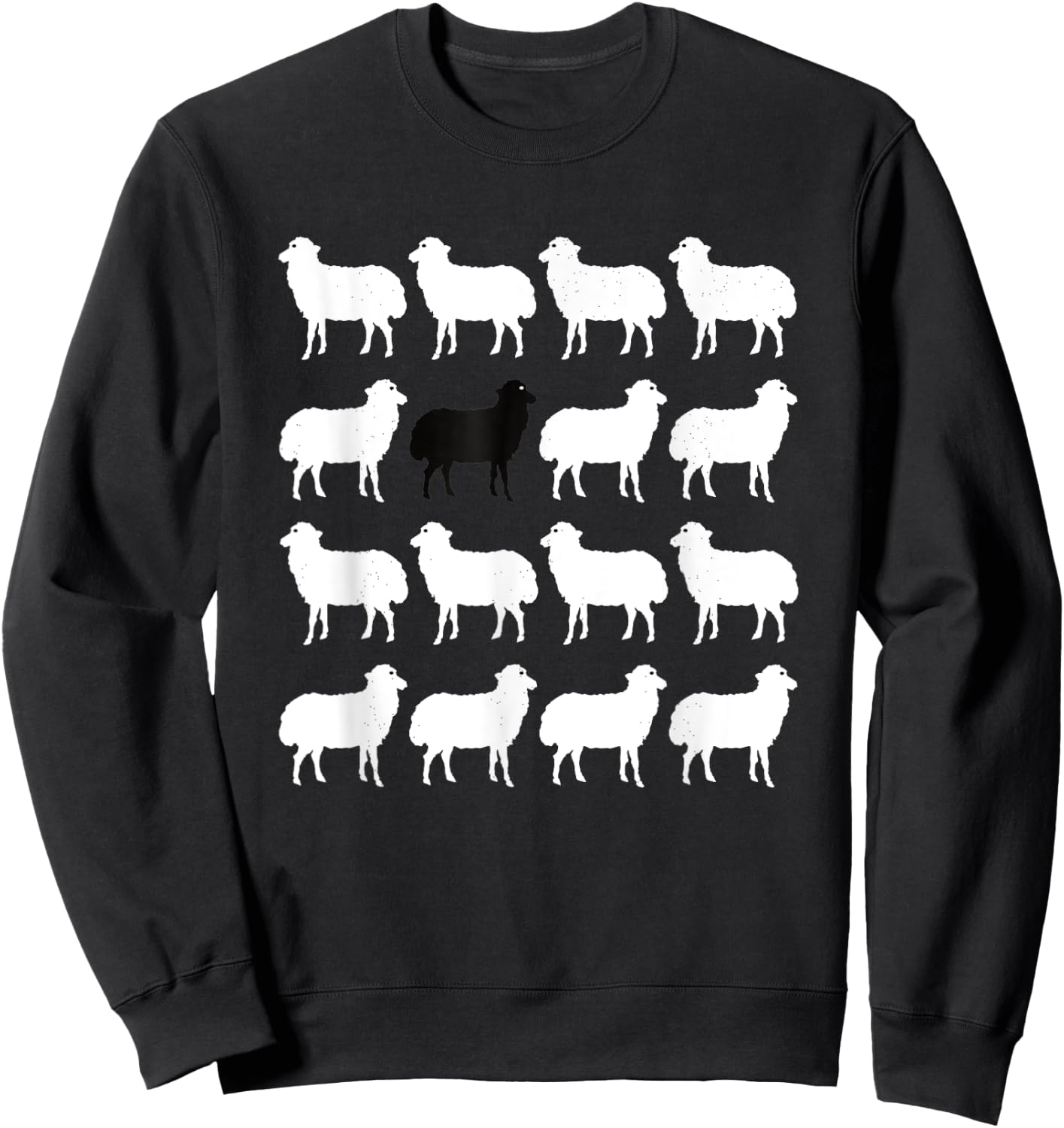 Diana Holiday Black Sheep Memorabilia Gift Sweatshirt - Sweatshirt | Black