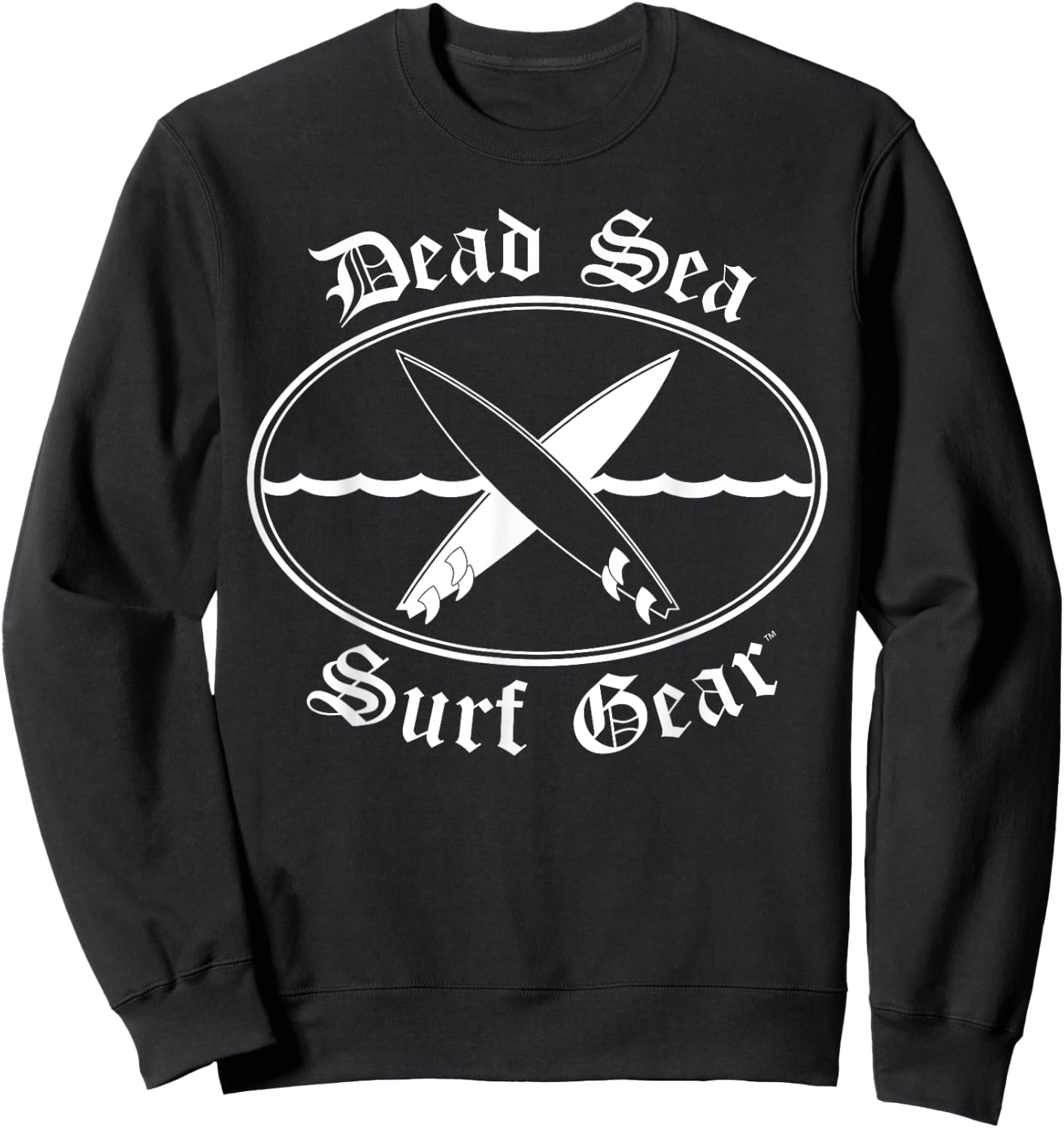 Dead Sea Surf Gear -- Christian Surfing Sweatshirt - Sweatshirt | Black