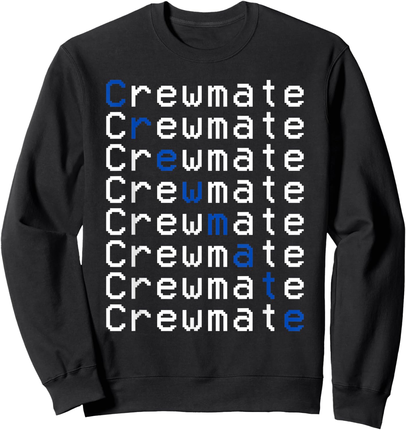 Kinda Sus Crewmate Shirt Kids Adults Gamer Novelty Crewmate Sweatshirt - Sweatshirt | Black