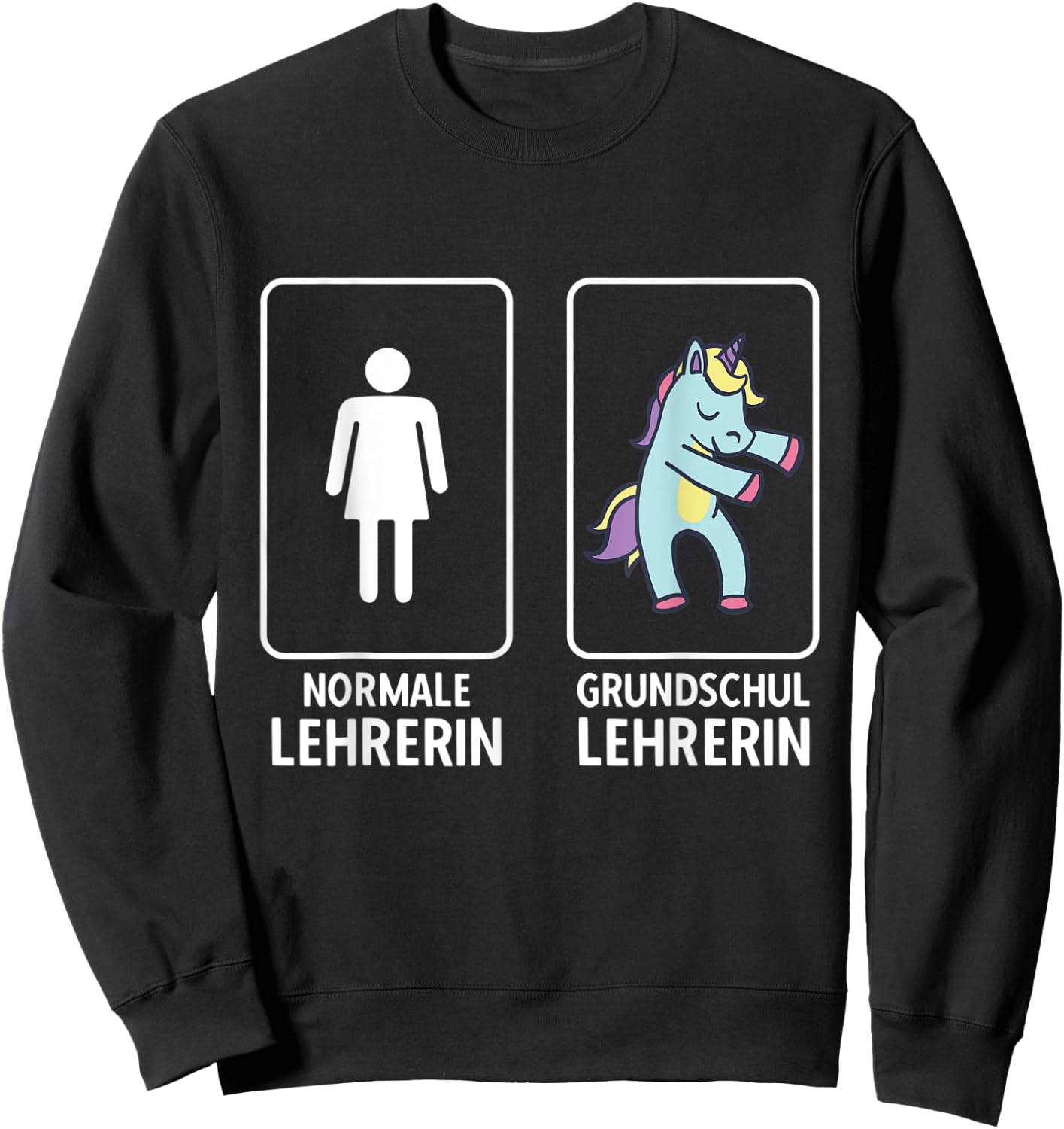 Grundschullehrerin Geschenk Referendariat Prüfung Sweatshirt - Sweatshirt | Black