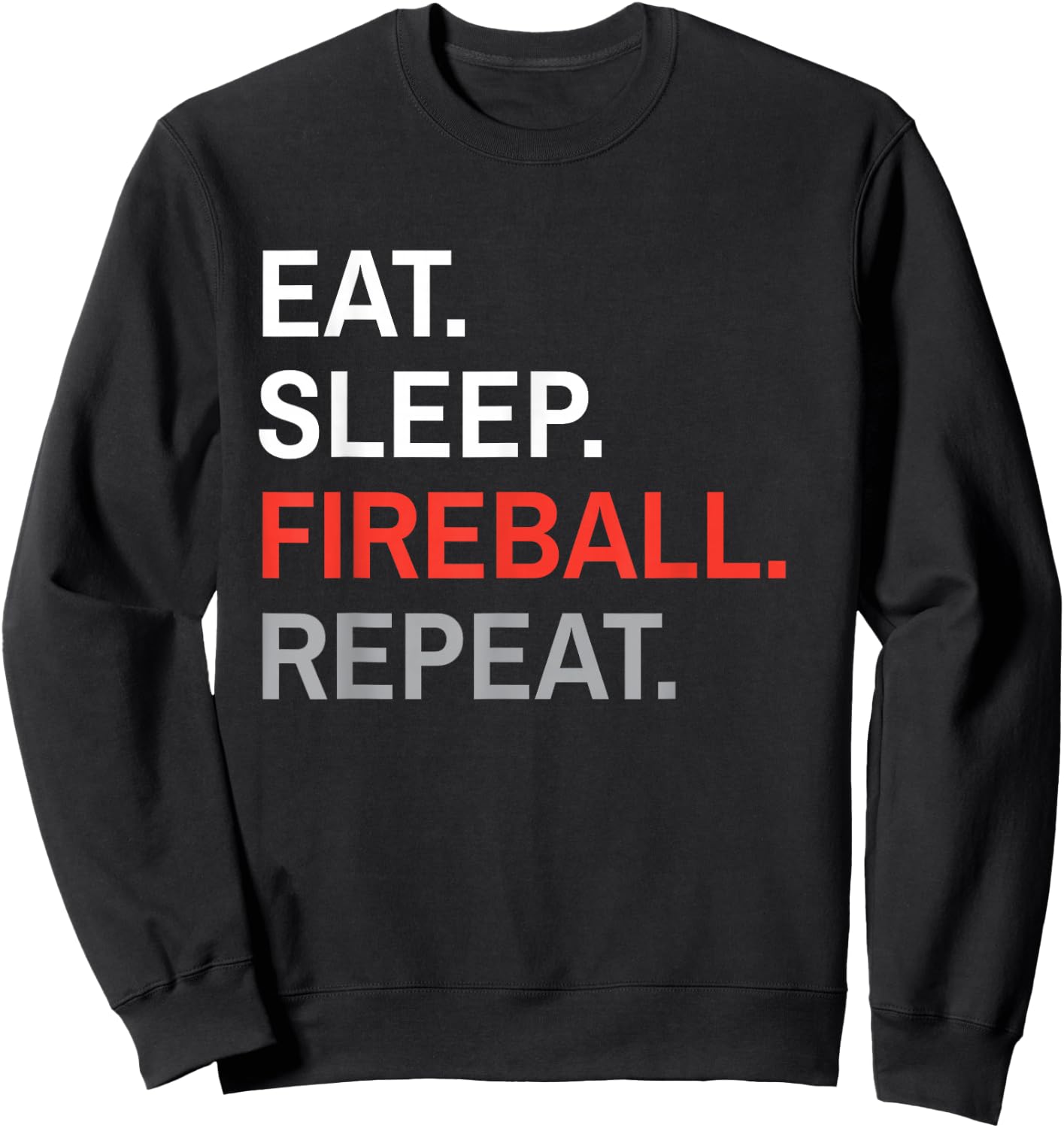 Wizard Class Fireball Sweatshirt - Sweatshirt | Black