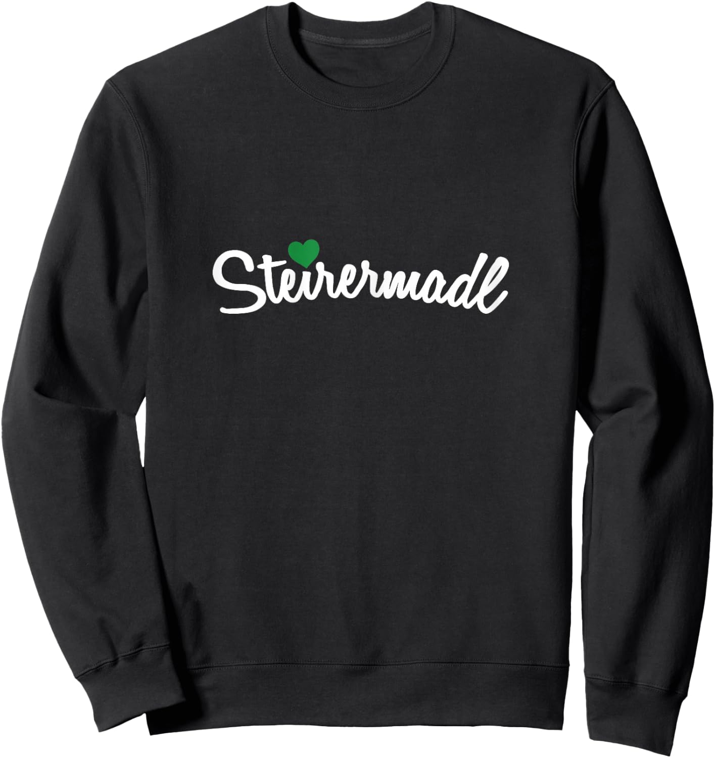 Steirermadl Steirisches Damen Frauen Steirerin Steiermark Sweatshirt - Sweatshirt | Black