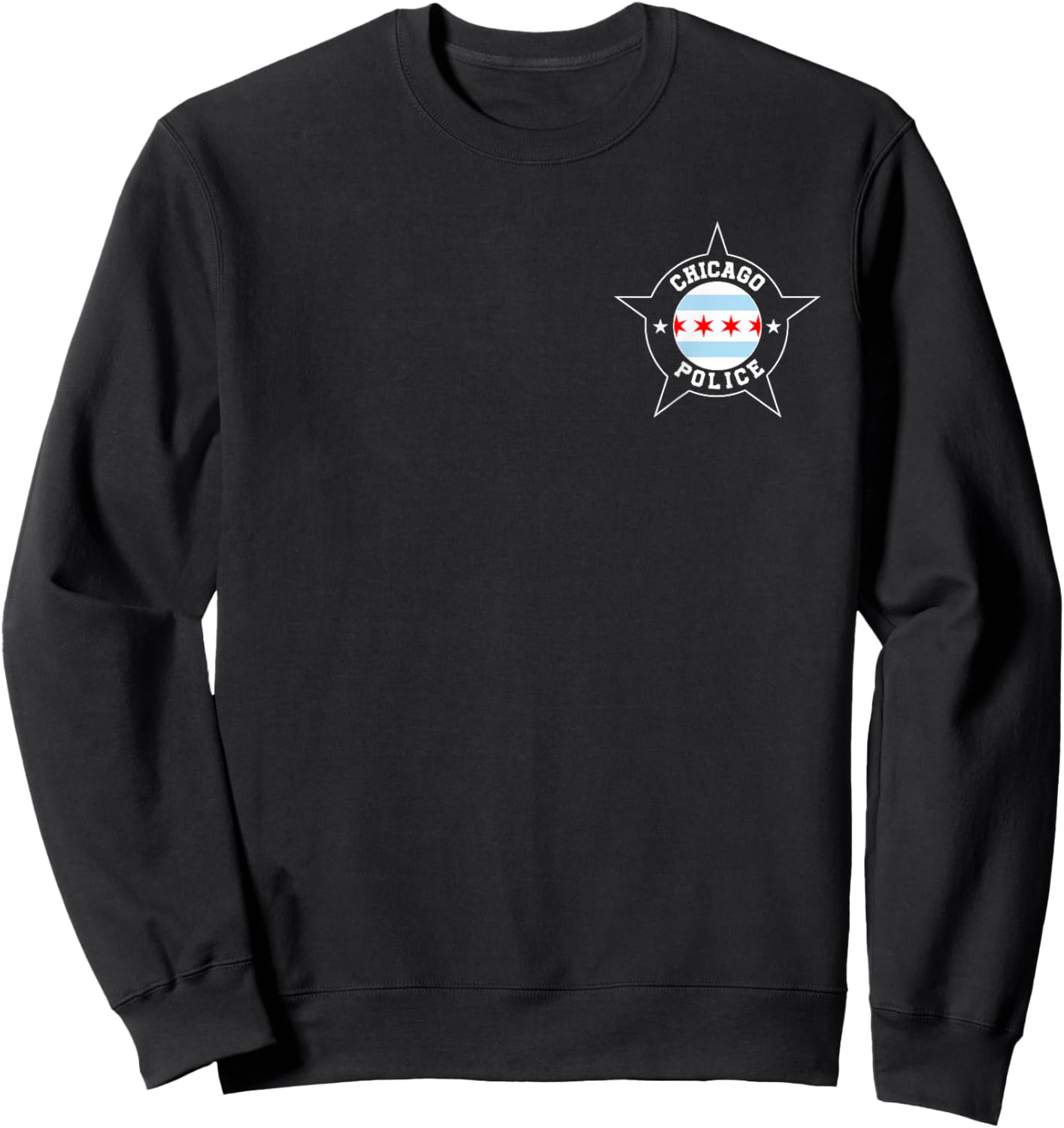 Chicago Police T Shirt - CPD Sweatshirt - Sweatshirt | Black