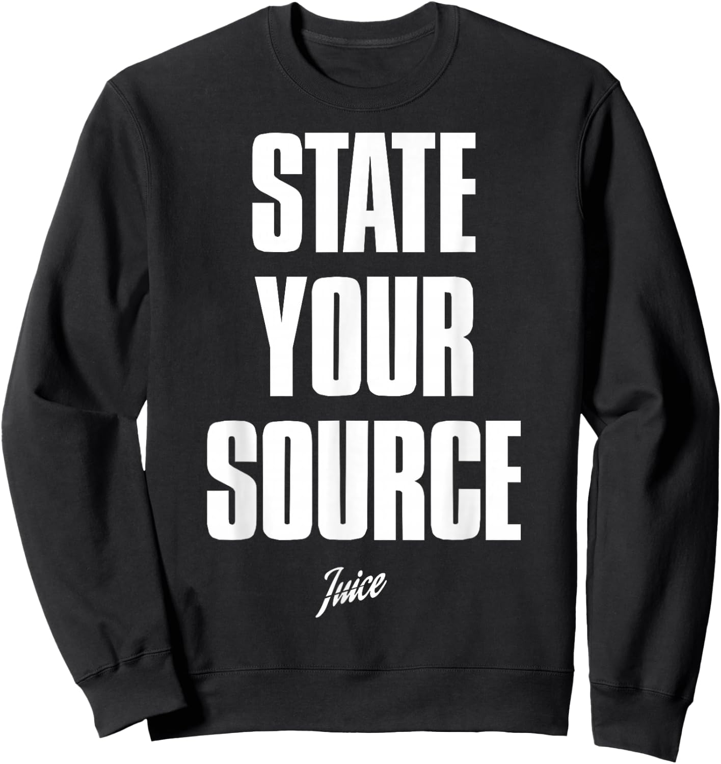 State Your Source Shirt State Your Source Women Kids Sweatshirt - Sweatshirt | Black