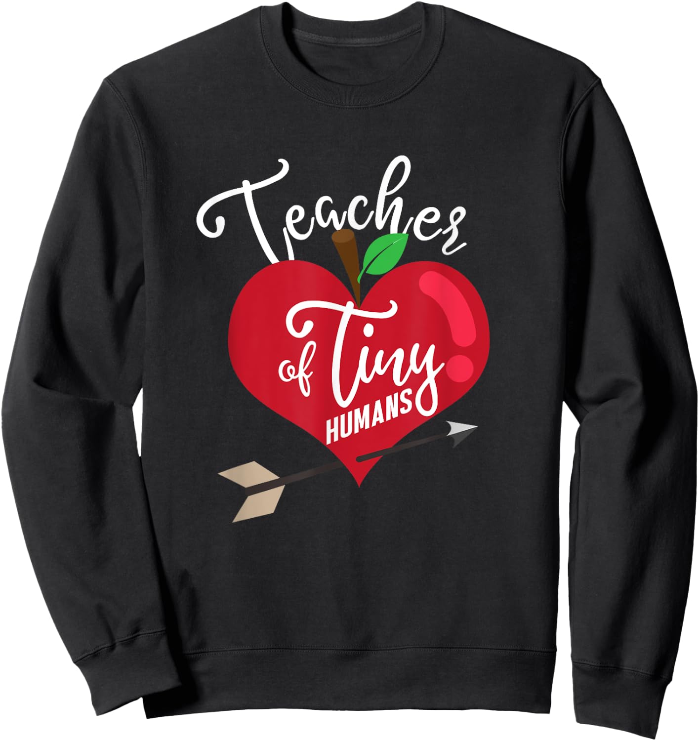 Little Human Teacher Preschool Teacher Teaching Gift Sweatshirt - Sweatshirt | Black