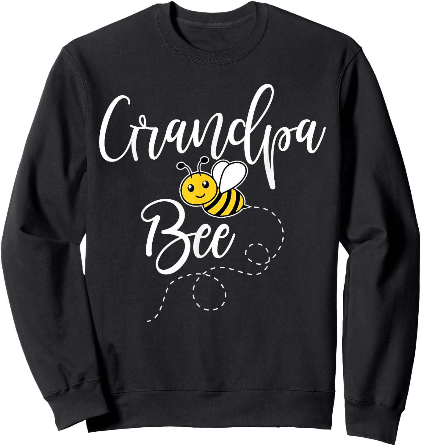 Grandpa Of The Bee Day Girl Hive Family Matching Birthday Sweatshirt - Sweatshirt | Black