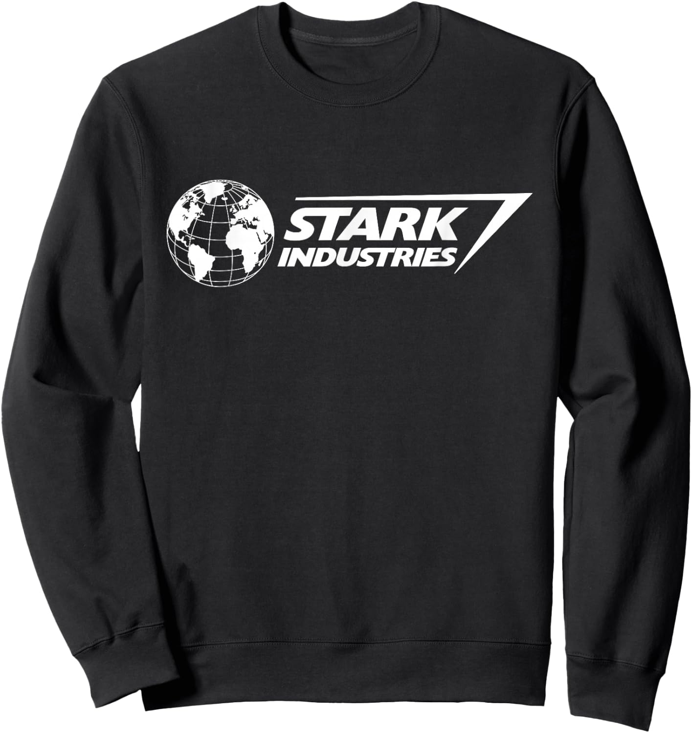 Marvel Iron Man Stark Industries Logo White Sweatshirt - Sweatshirt | Black