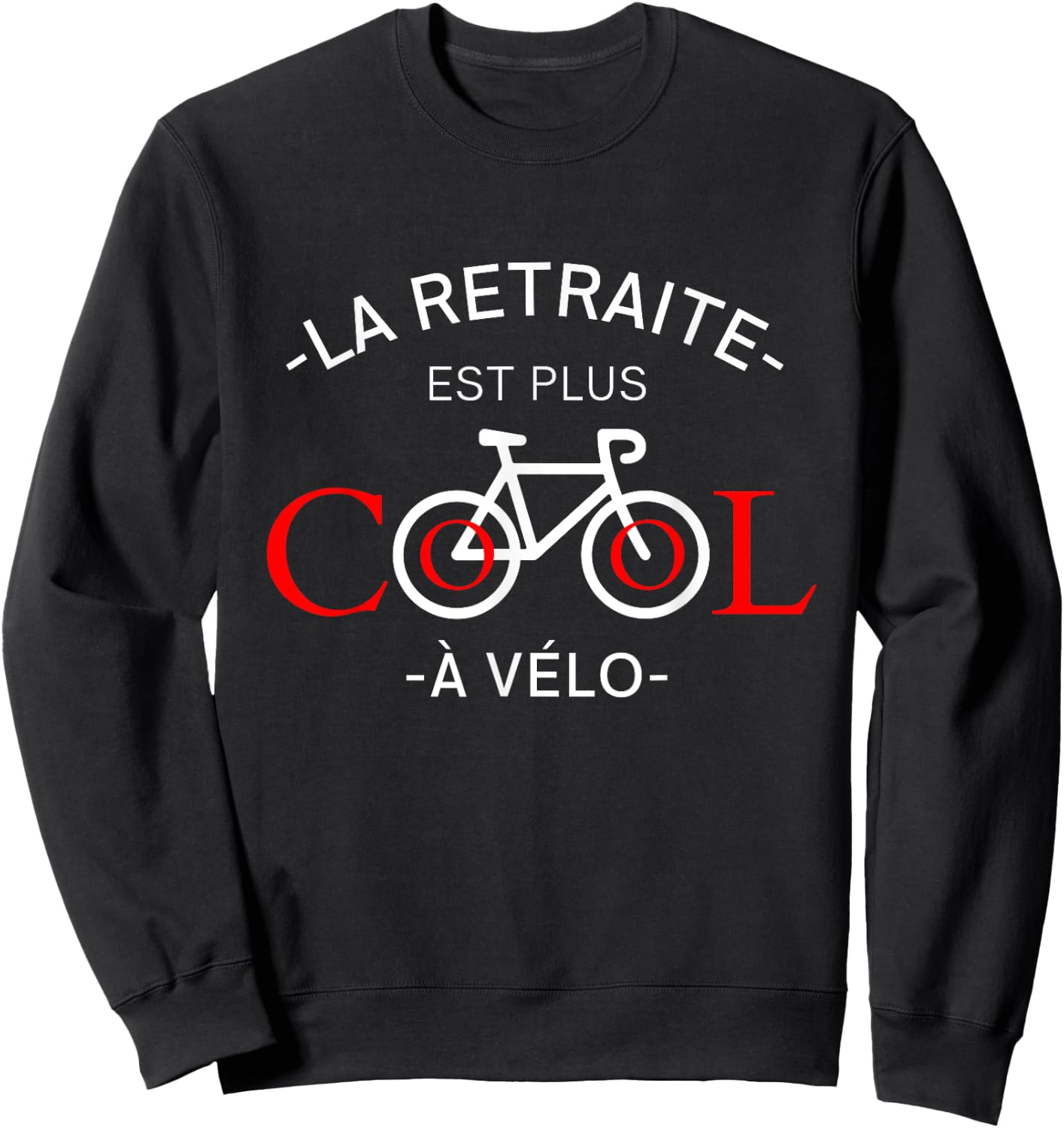 Men's Bike Funny Cool Retirement Cycling Gift Grandpa , Black Sweatshirt - Sweatshirt | Black