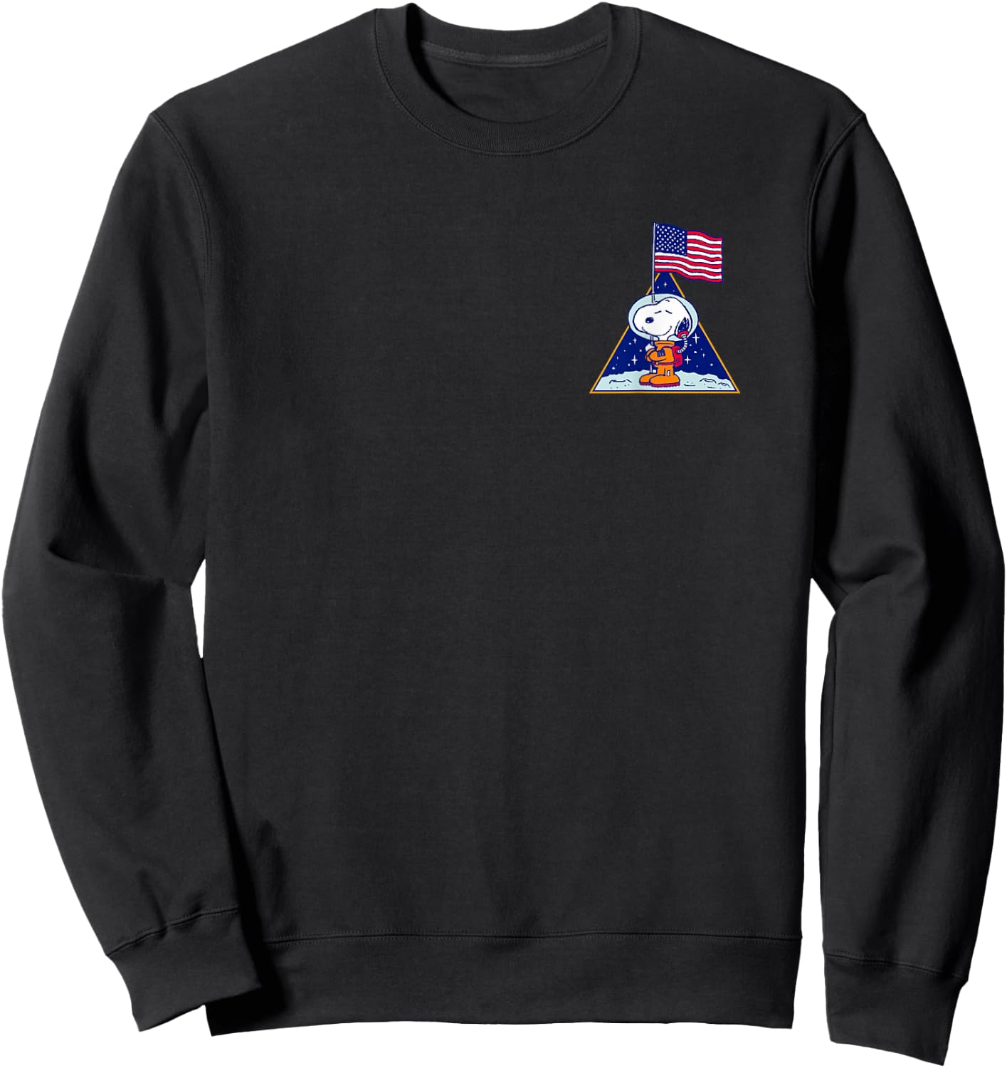 Peanuts Snoopy Space Traveler Sweatshirt - Sweatshirt | Black