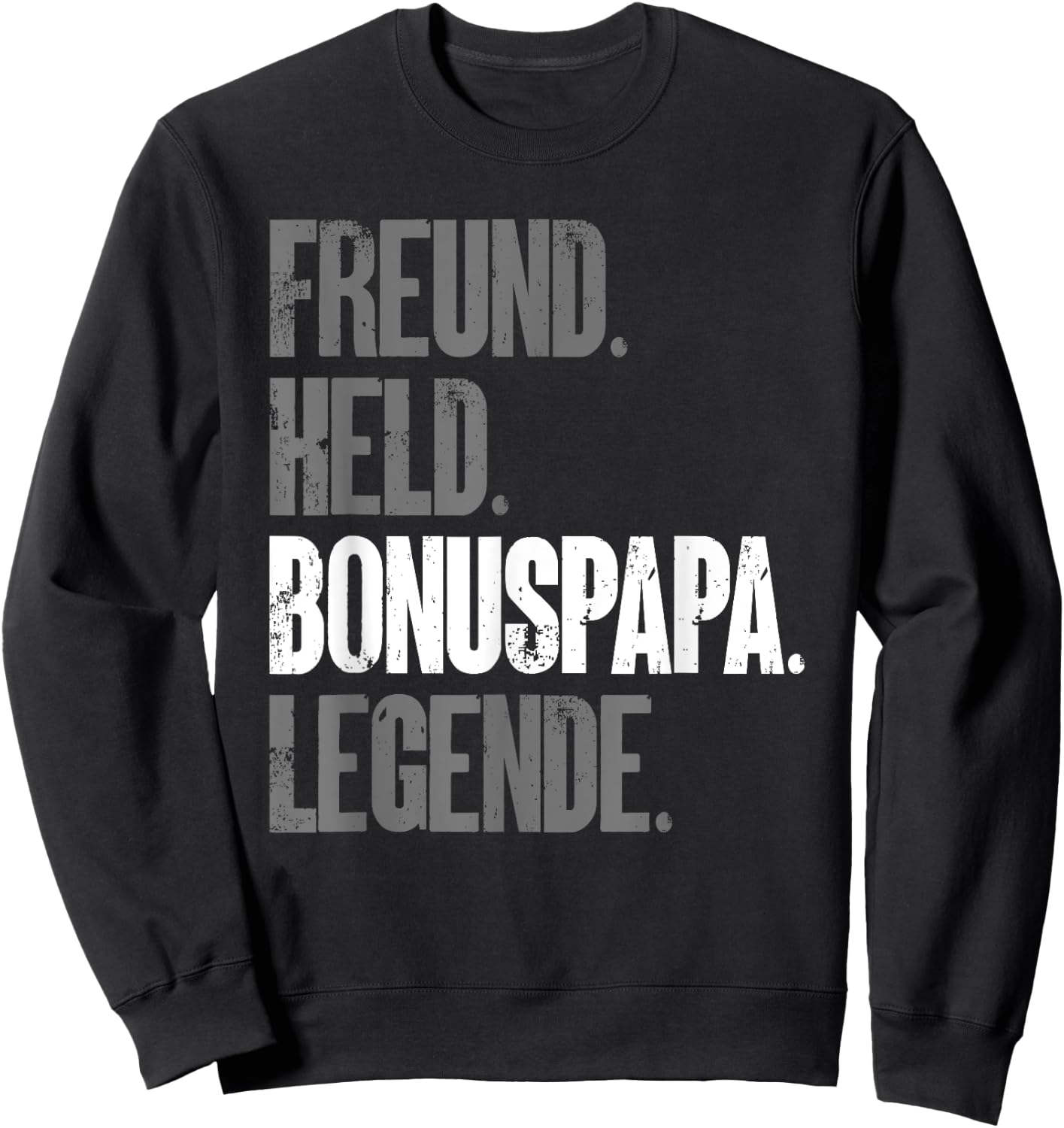 Bonuspapa Bester Stiefpapa Stiefvater Bonus Papa Sweatshirt - Sweatshirt | Black