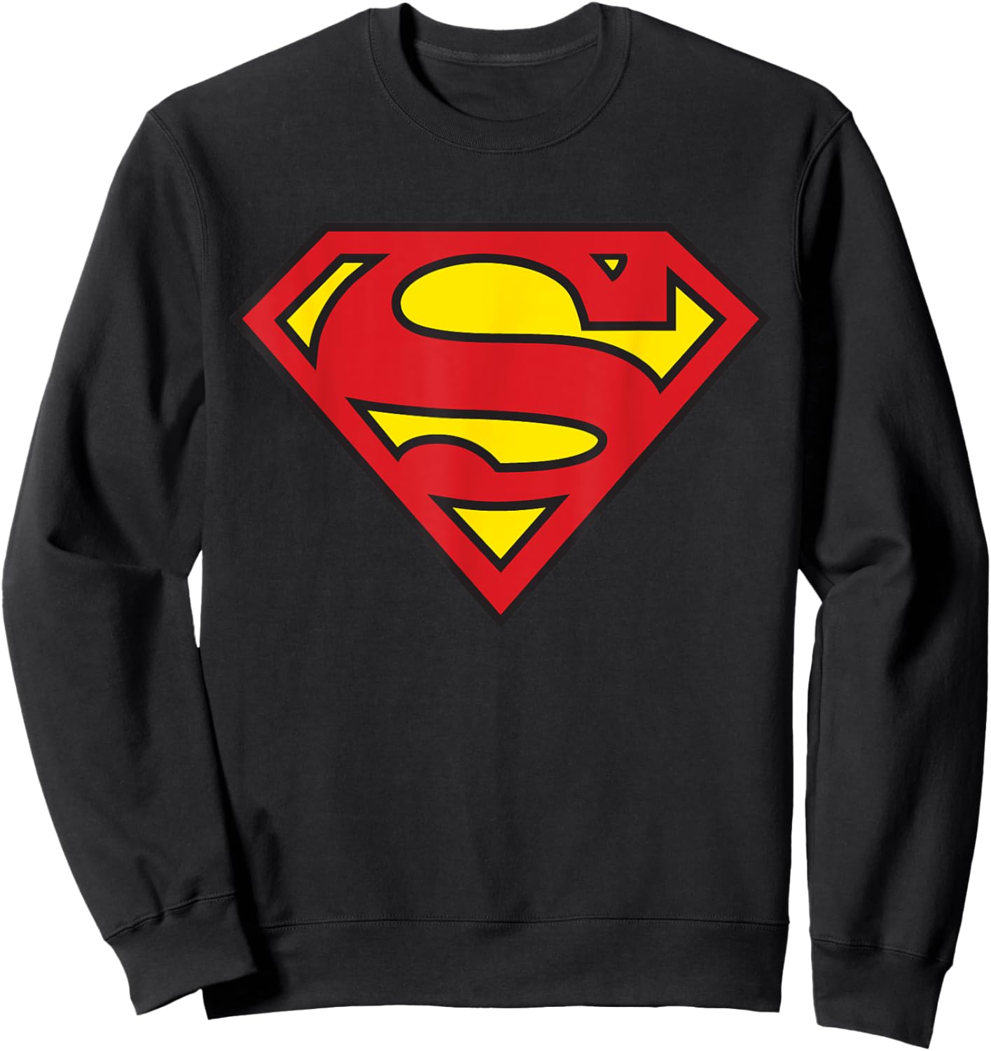 DC Superman Logo Classic Sweatshirt - Sweatshirt | Black