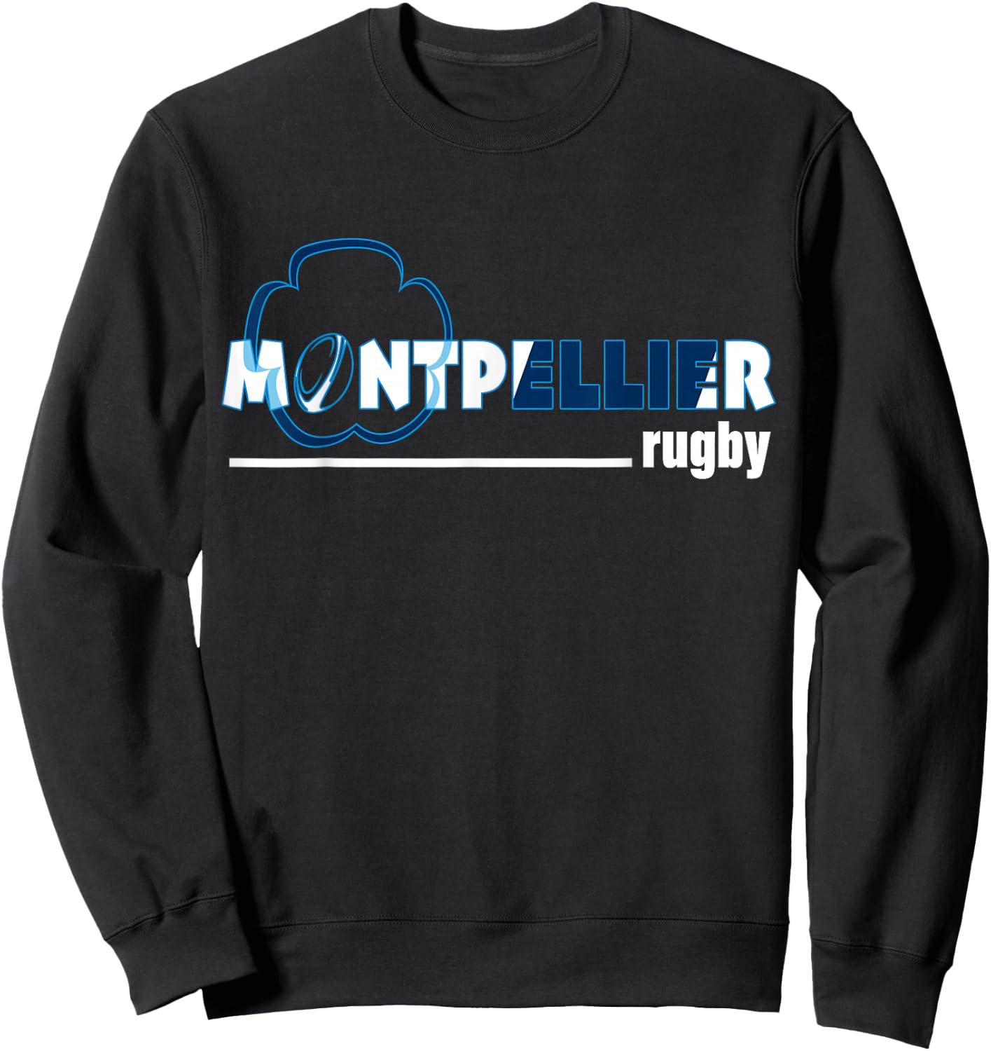 Rugby Montpellier Ciste Gift Supporter Man Woman Child , Black, S Sweatshirt - Sweatshirt | Black