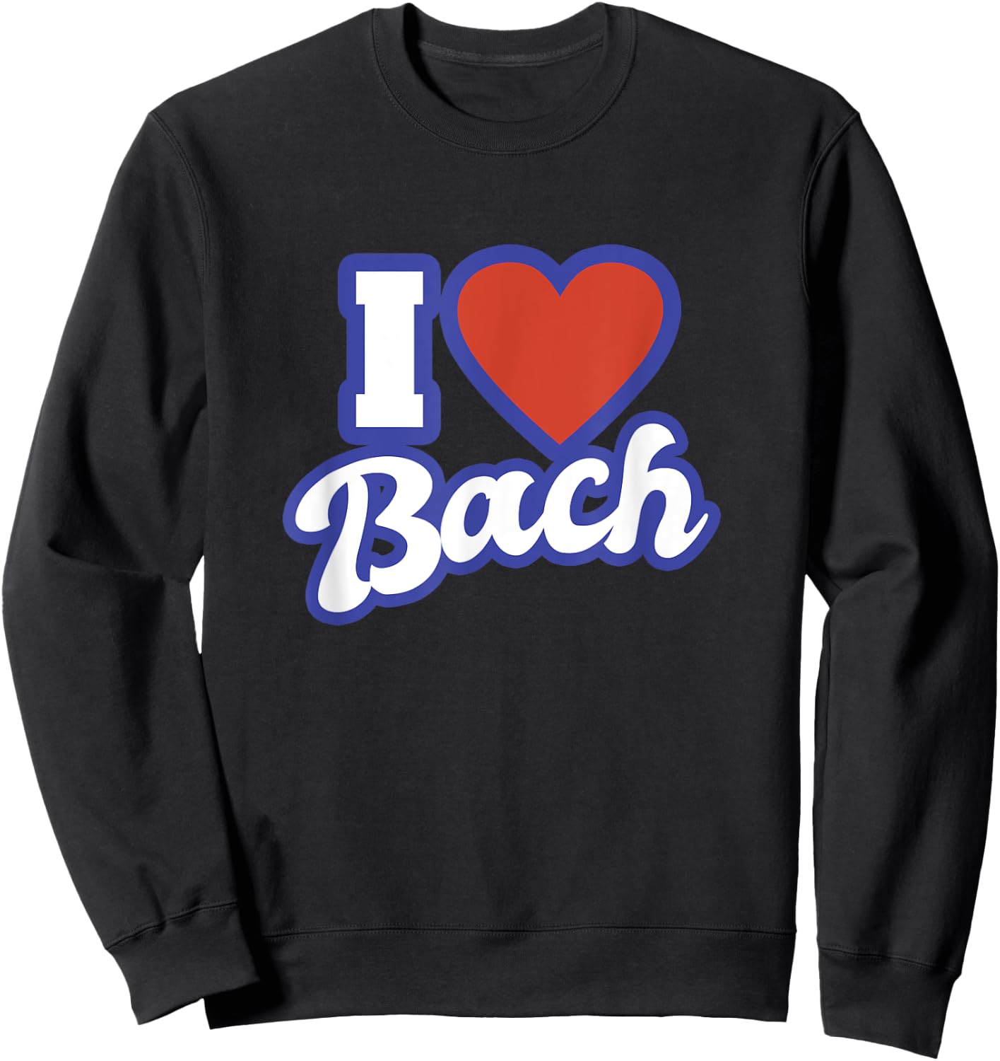 I Love Bach Sweatshirt - Sweatshirt | Black