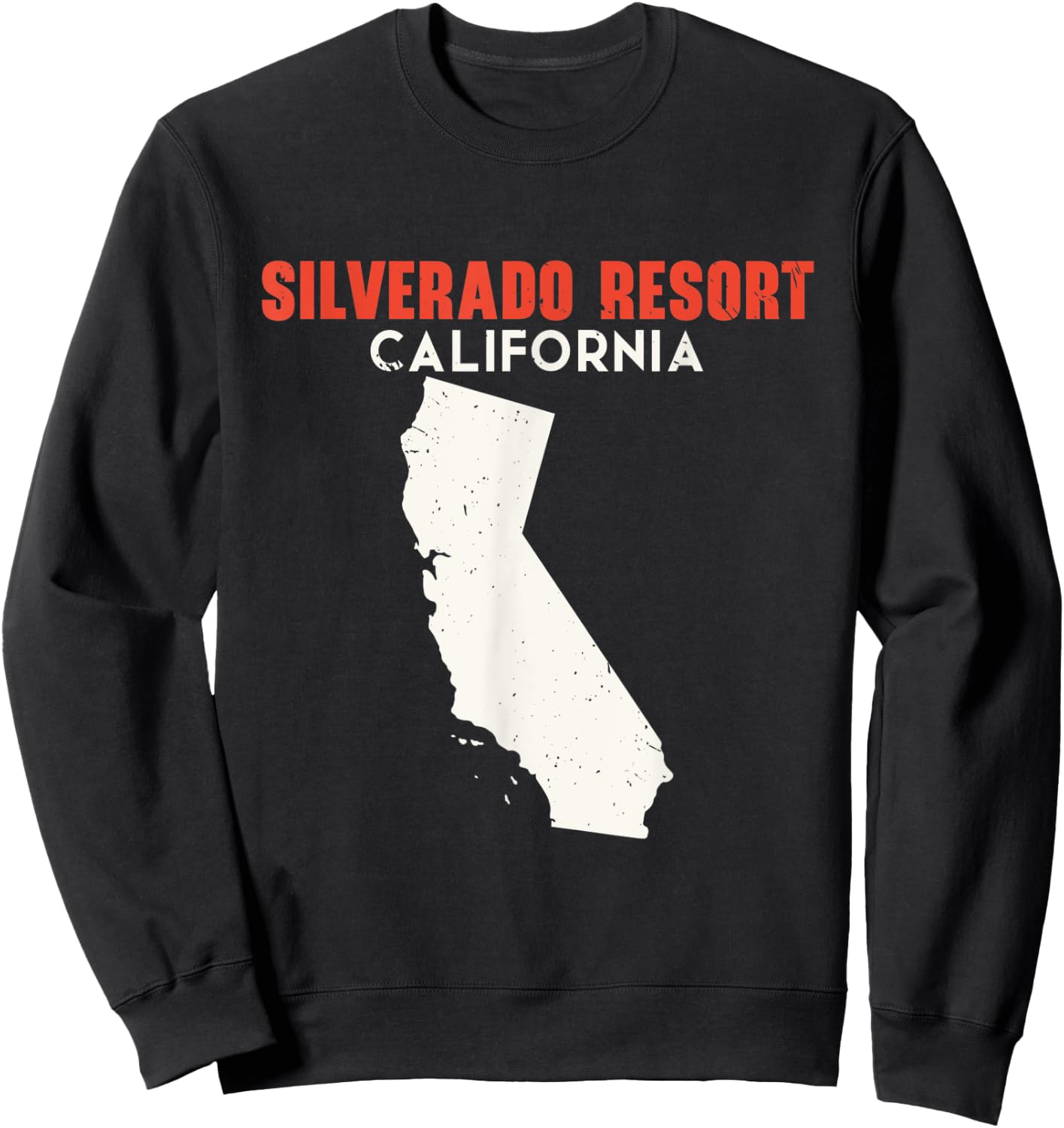 Silverado Resort California USA State America Travel Califor Sweatshirt - Sweatshirt | Black