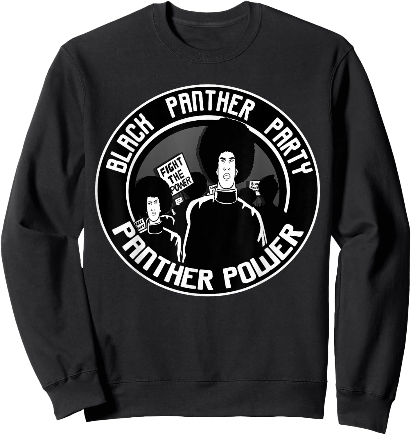 Black Power Panther Party Civil Rights Supporter 1966 Sweatshirt - Sweatshirt | Black