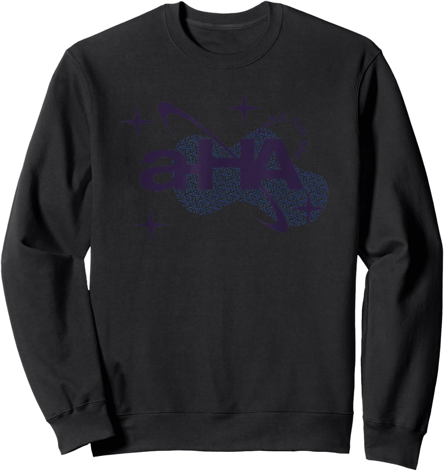 A-Ha Take On Me Stars Sweatshirt - Sweatshirt | Black