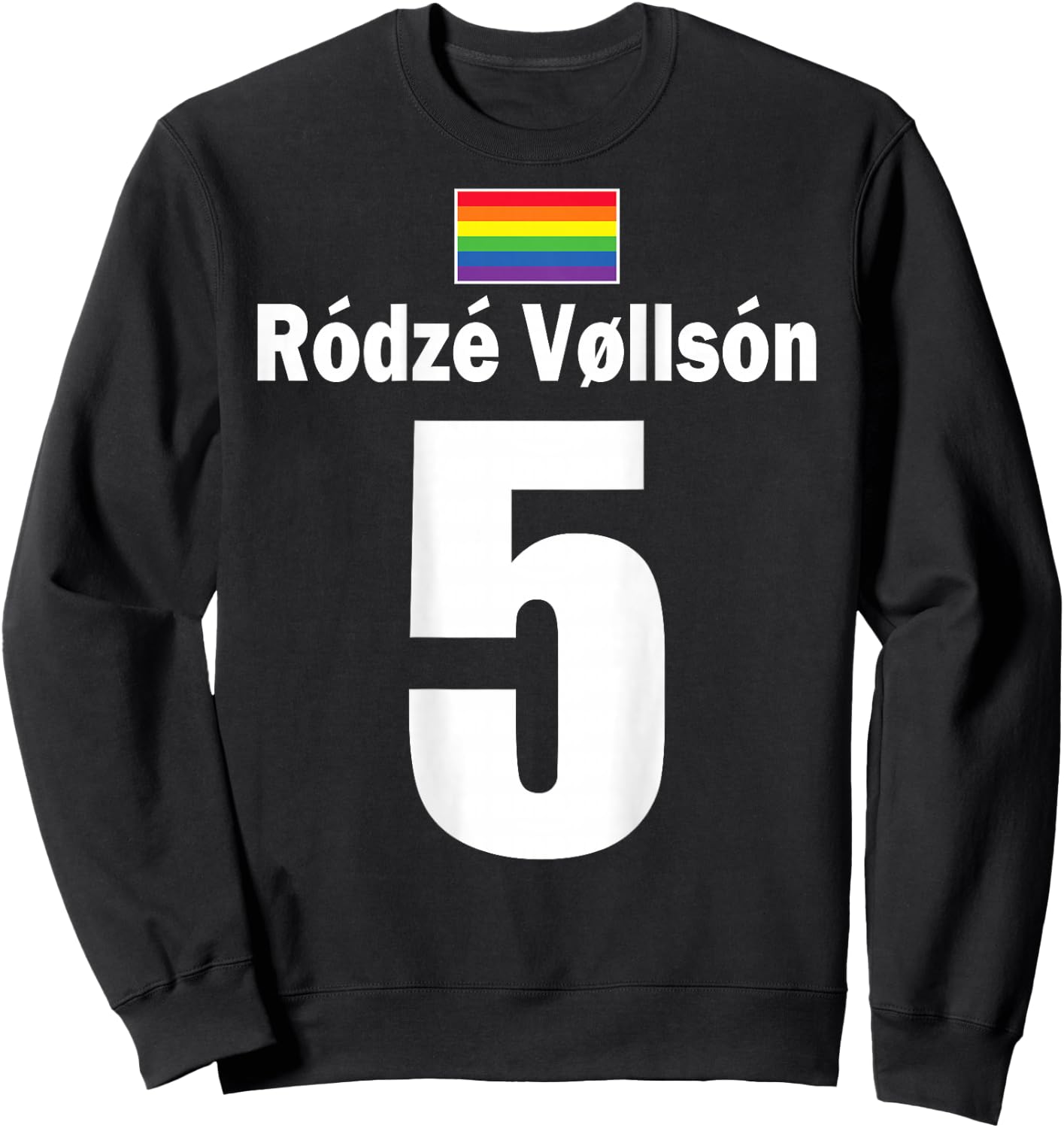 Isländische Namen auf Party Trikot Fußball Island Mallorca Sweatshirt - Sweatshirt | Black