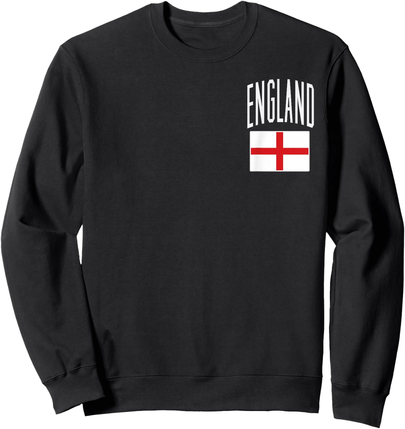 England Flag English Football Soccer Fan Men Women Kids Sweatshirt - Sweatshirt | Black