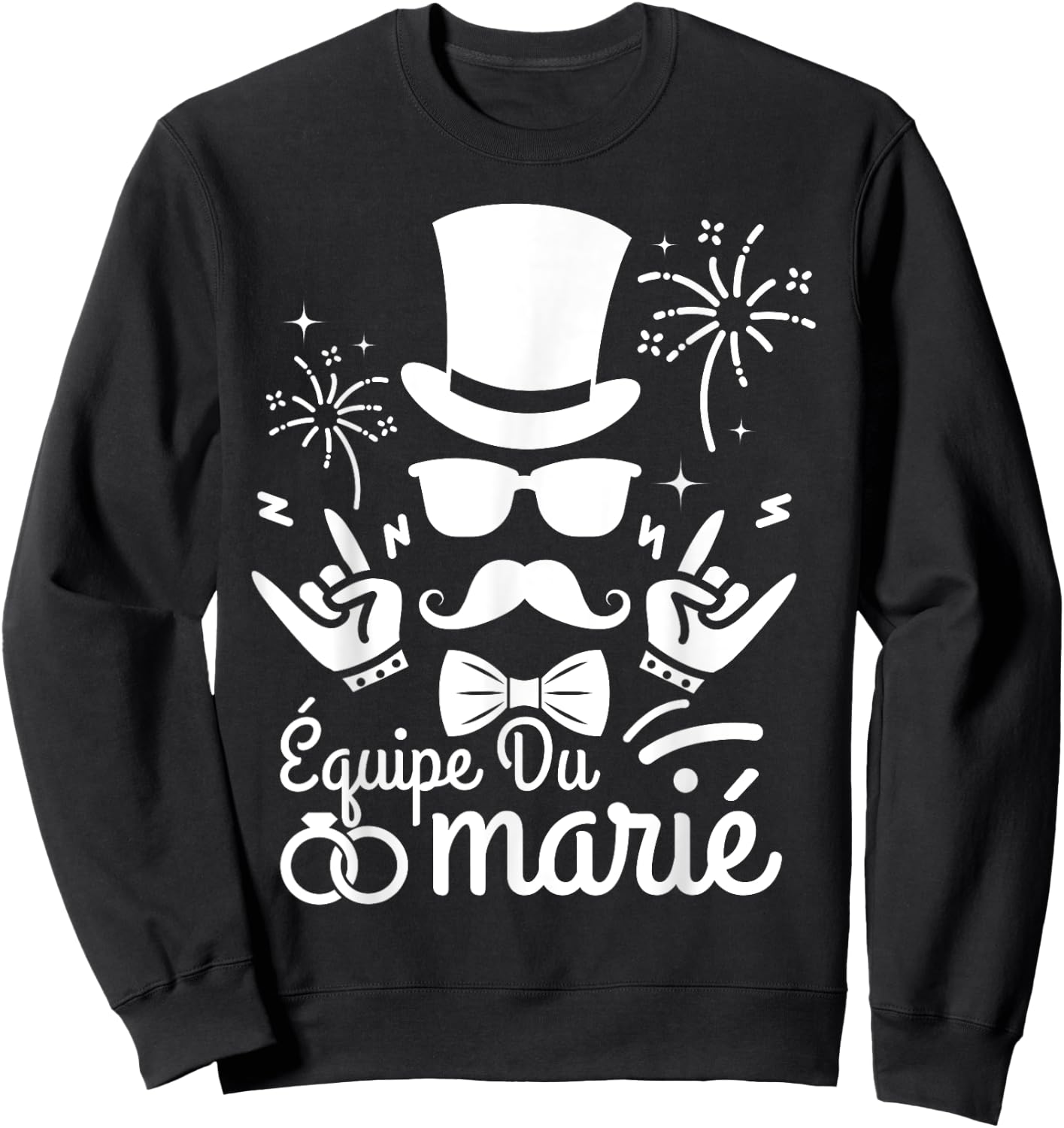 Men's EVG Groom Team EVG Team of the Groom Humour Sweatshirt - Sweatshirt | Black