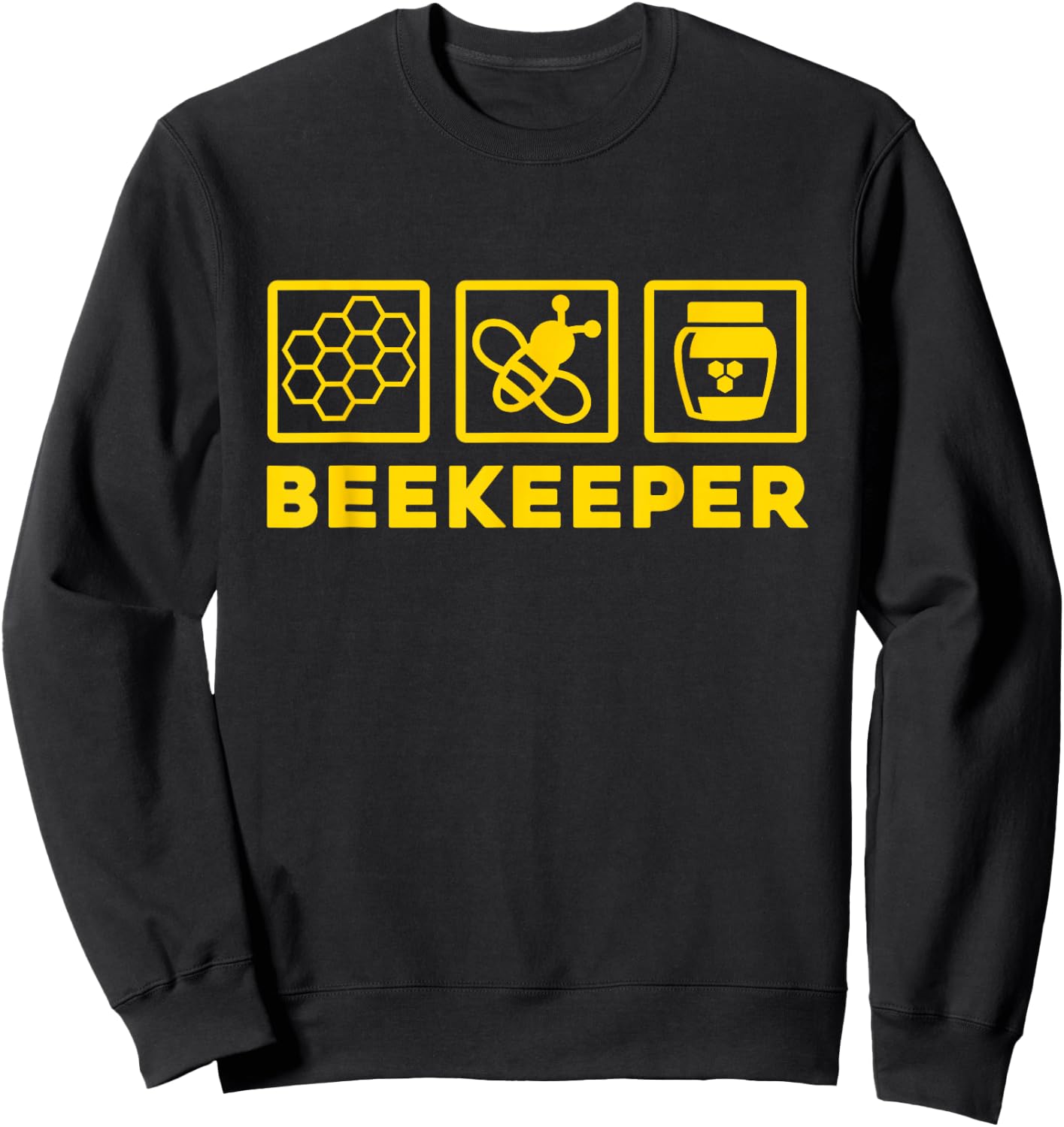 Biene Imker Bienenwabe Save bees Honig Dealer Bienen Motiv Sweatshirt - Sweatshirt | Black