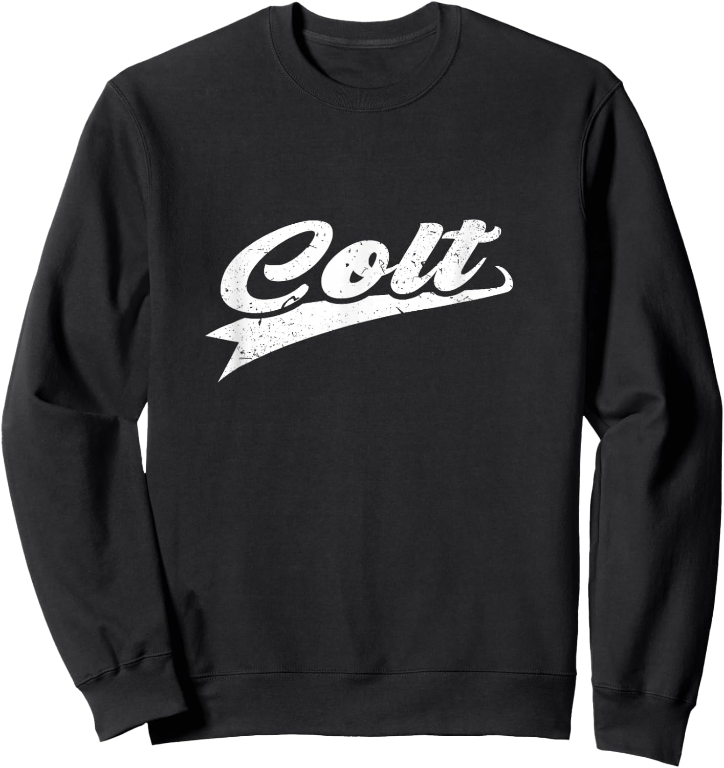 70er Jahre Retro Name Colt Sweatshirt - Sweatshirt | Black