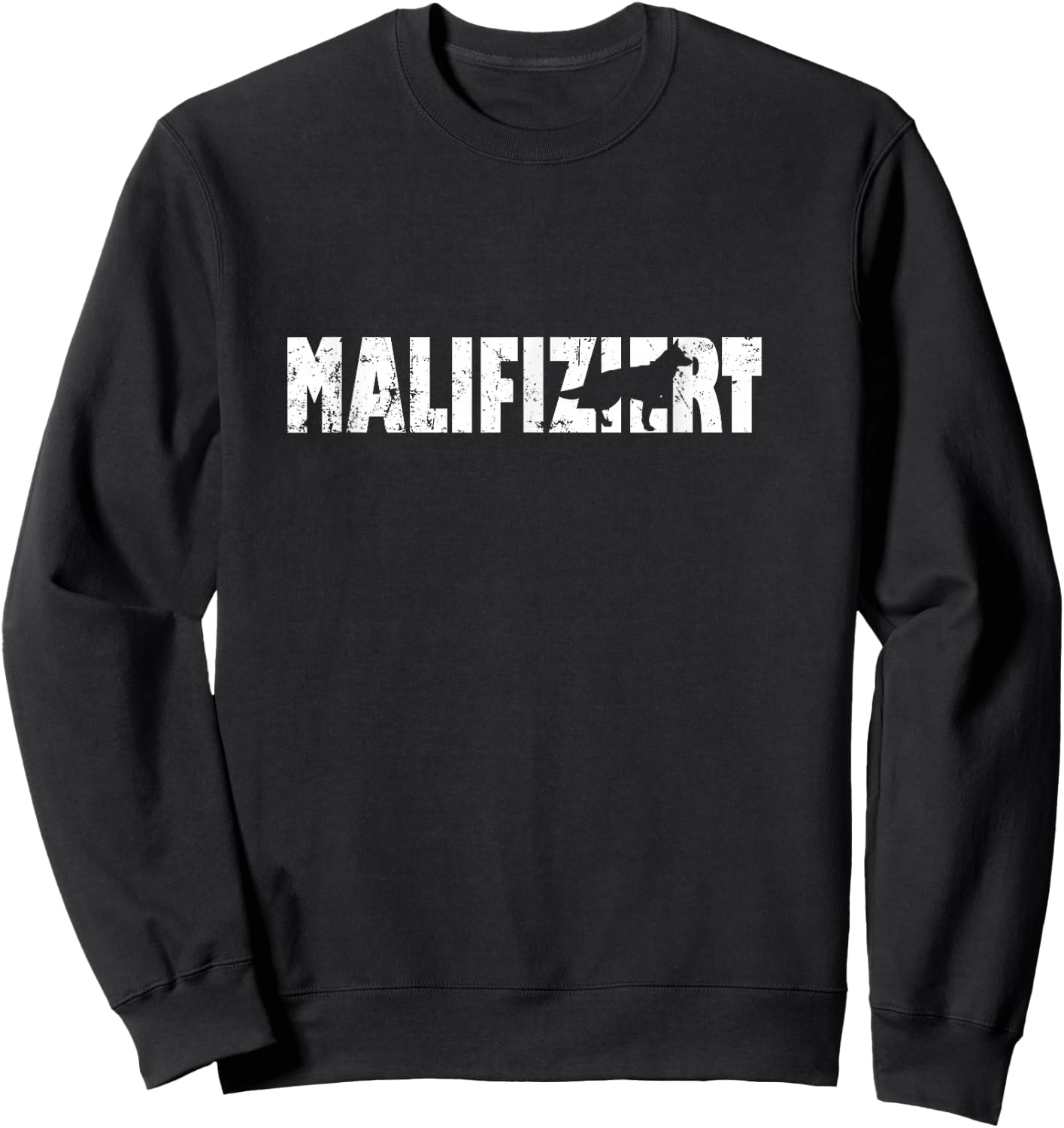 Malifiziert Belgian Malinois IGP Hundesport Hunde Spruch Sweatshirt - Sweatshirt | Black