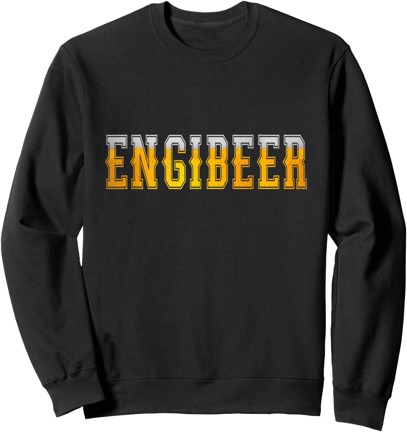Engibeer Engineer Beer lover Sweatshirt - Sweatshirt | Black