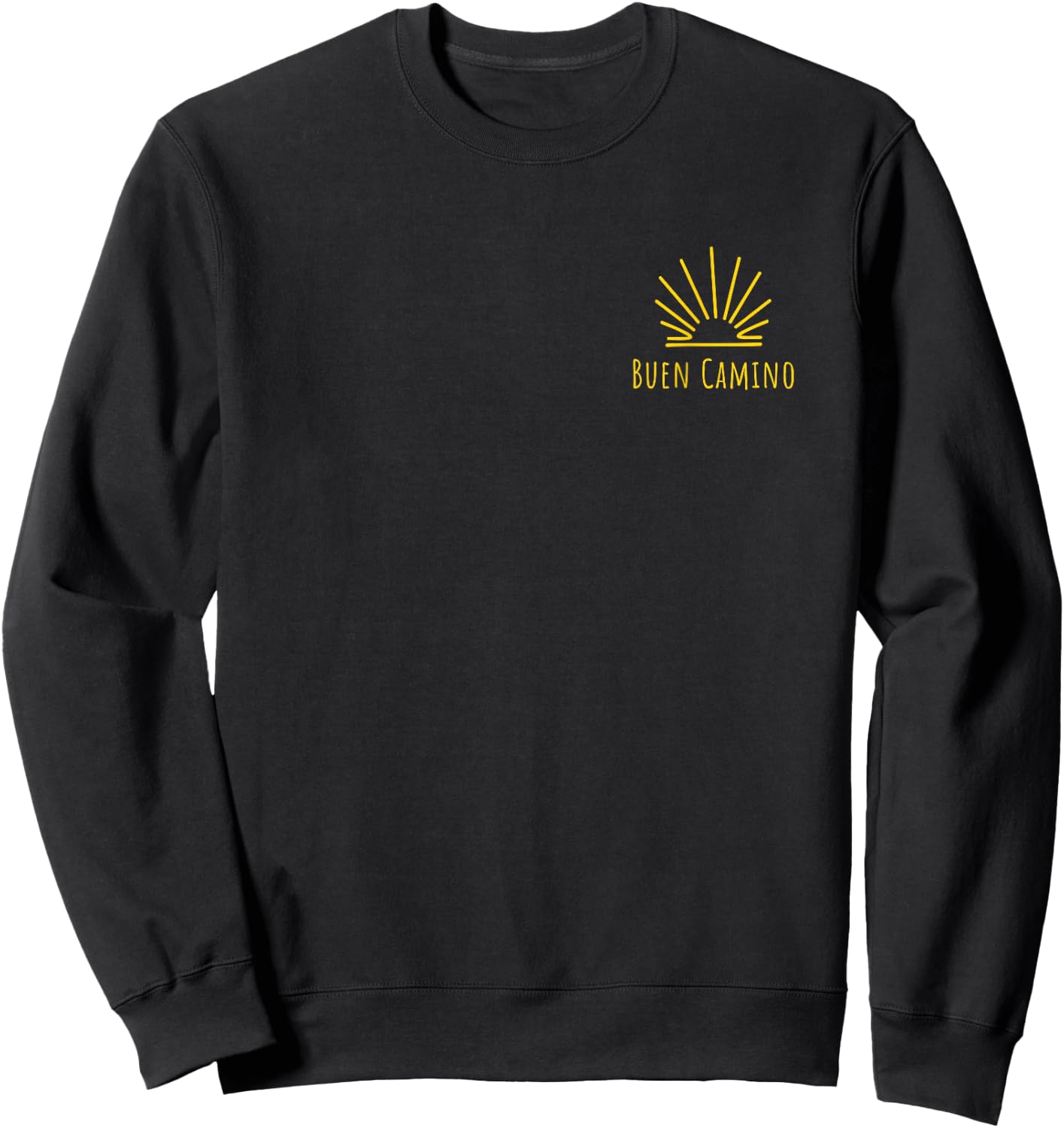 el Buen Camino de Santiago de Compostela Clothes and articles , Black, S Sweatshirt - Sweatshirt | Black