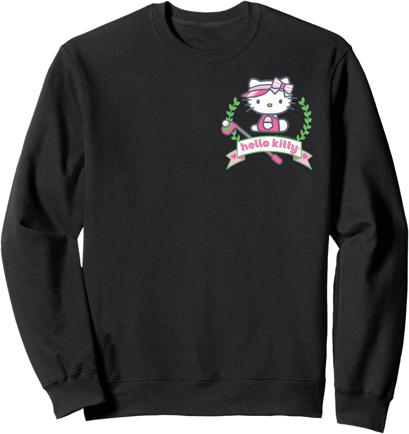 Hello Kitty Golf Golfer Sweatshirt - Sweatshirt | Black