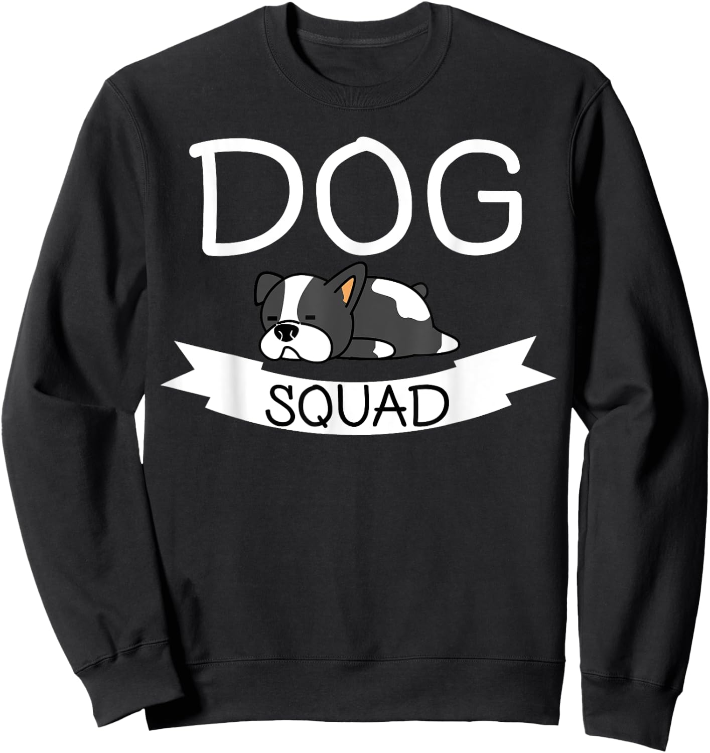Funny Dog Lover - Dog Squad Women Kids Sweatshirt - Sweatshirt | Black