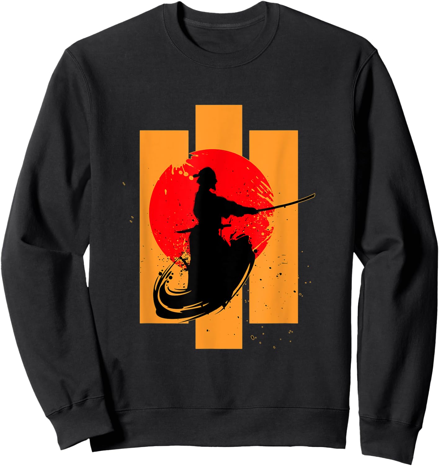 Japanischer Samurai-Krieger Bushido Code Japan Ronin Swordsmen Sweatshirt - Sweatshirt | Black