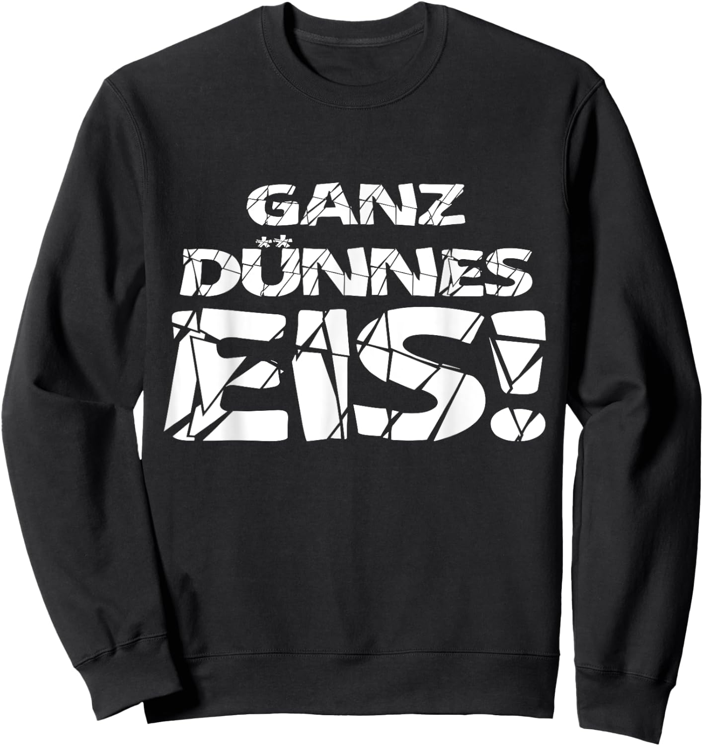 Ganz dünnes Eis Sweatshirt - Sweatshirt | Black