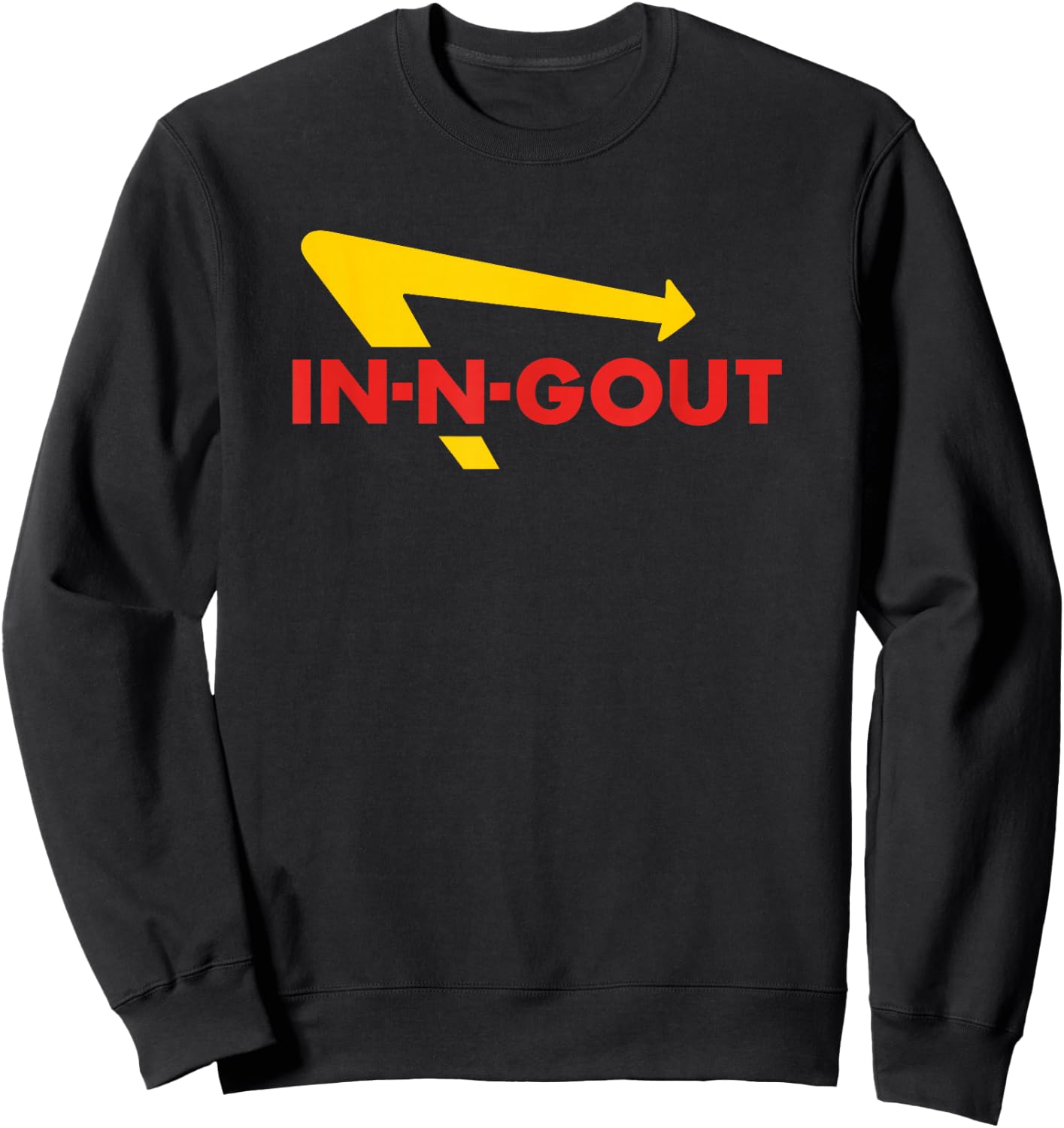 In N Gout Sweatshirt - Sweatshirt | Black