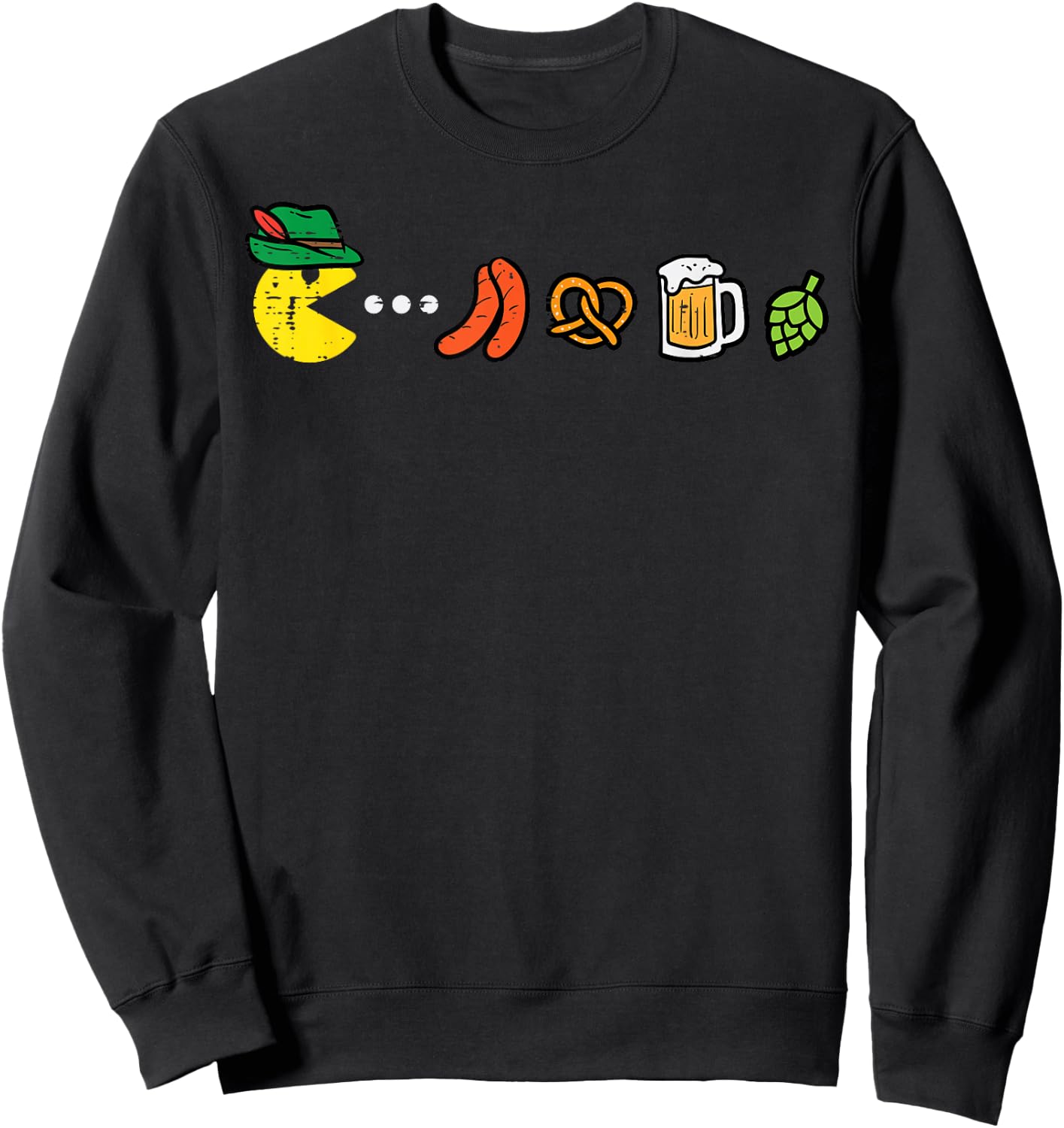 Pac Oktoberfest Man German Costume Kids Men Women Toddler Sweatshirt - Sweatshirt | Black