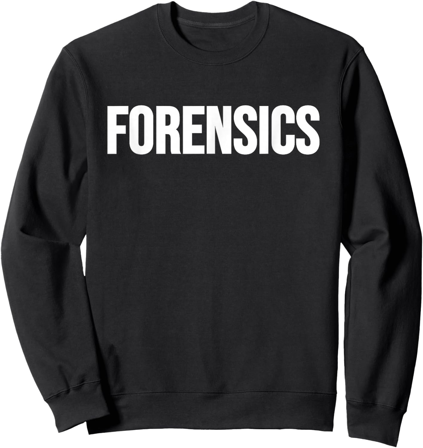 Uniform-kostüm- Für Forensik, Polizei, Kriminalpolizei Sweatshirt - Sweatshirt | Black