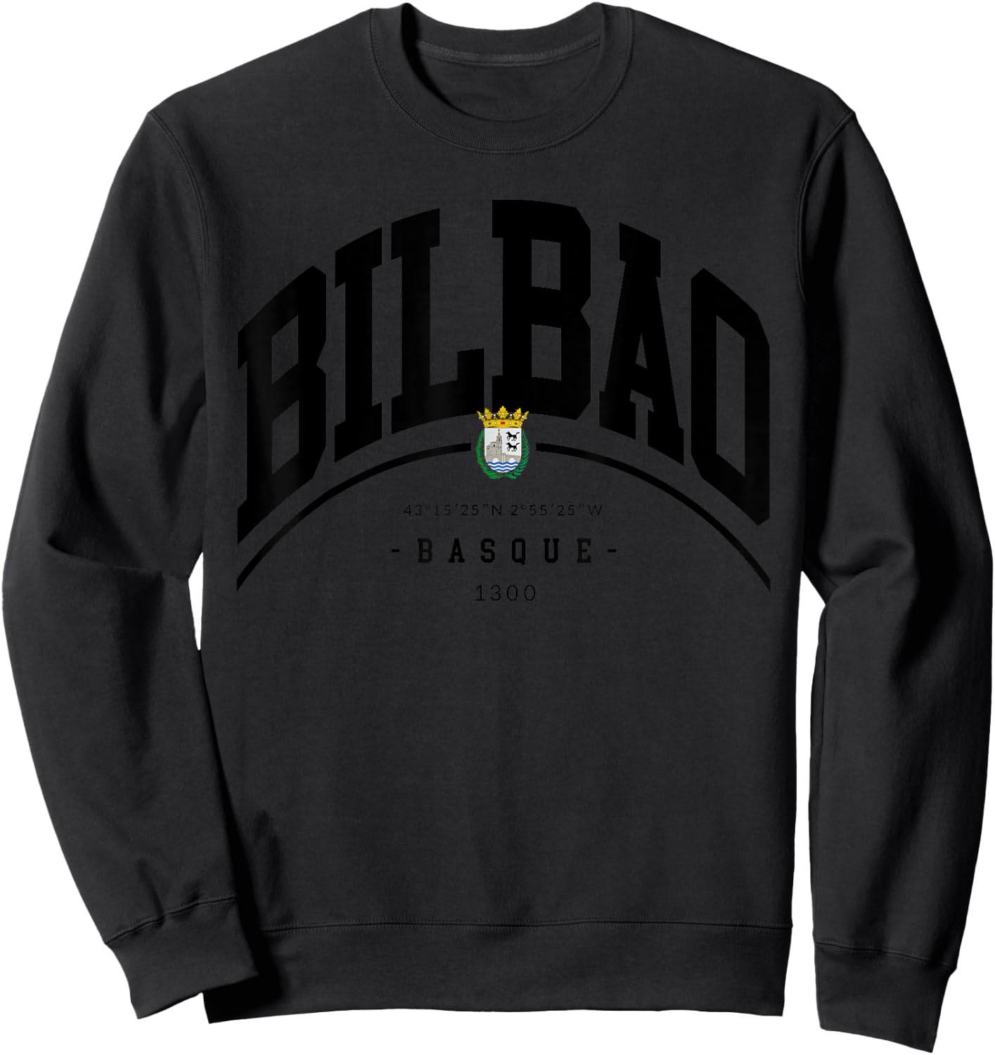 Bilbao Espagne vacances à Bilbao voyage en famille Bilbao Sweatshirt - Sweatshirt | Black