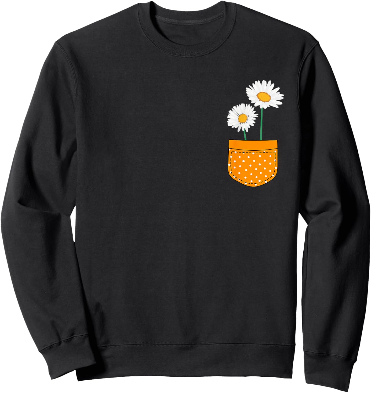 Gänseblümchen Blumenliebhaber Blumenkinder Gänseblume Sweatshirt - Sweatshirt | Black